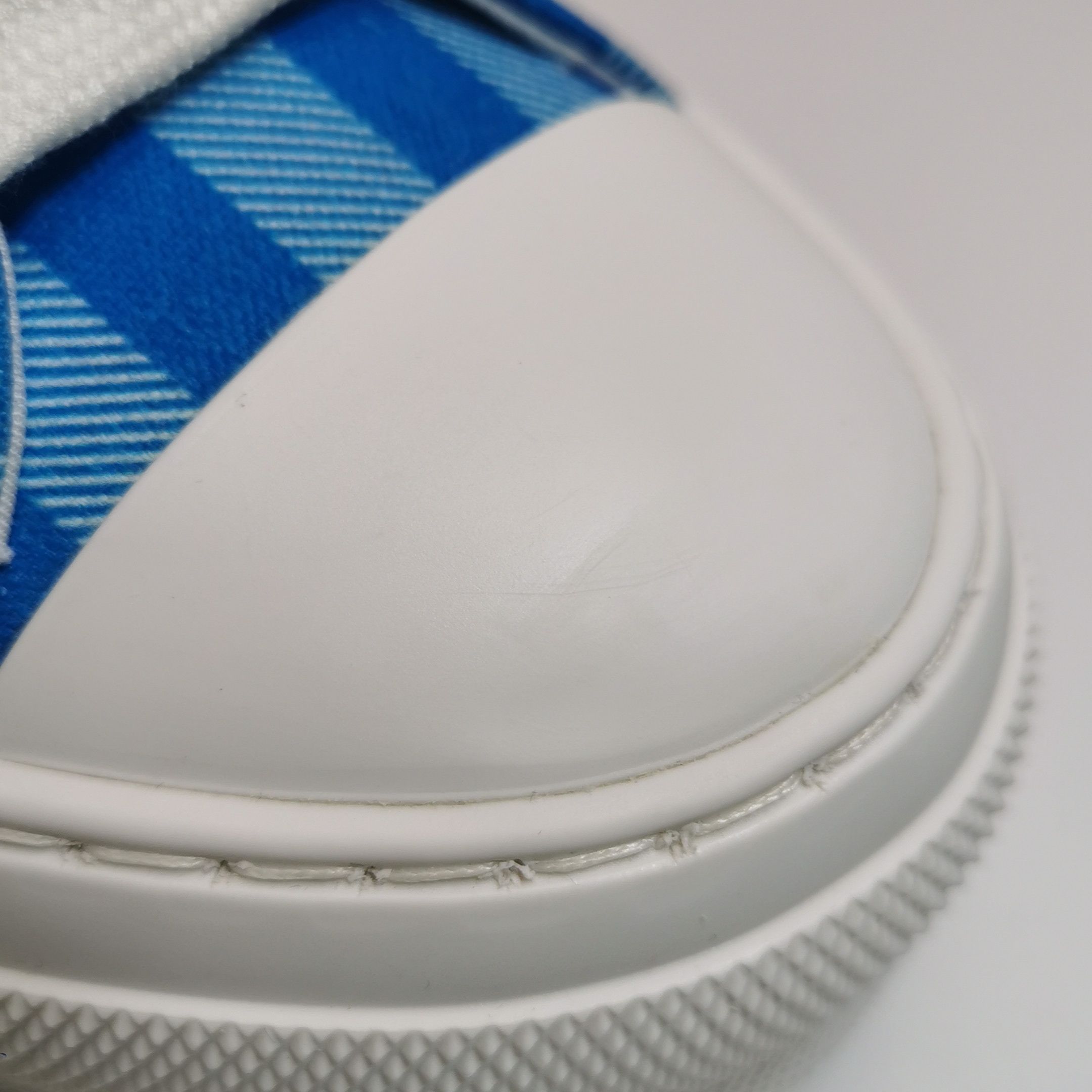 Burberry Burberry Blue Check Canvas Low-Top Sneakers 40 Size US 7 / EU 40 - 9 Thumbnail