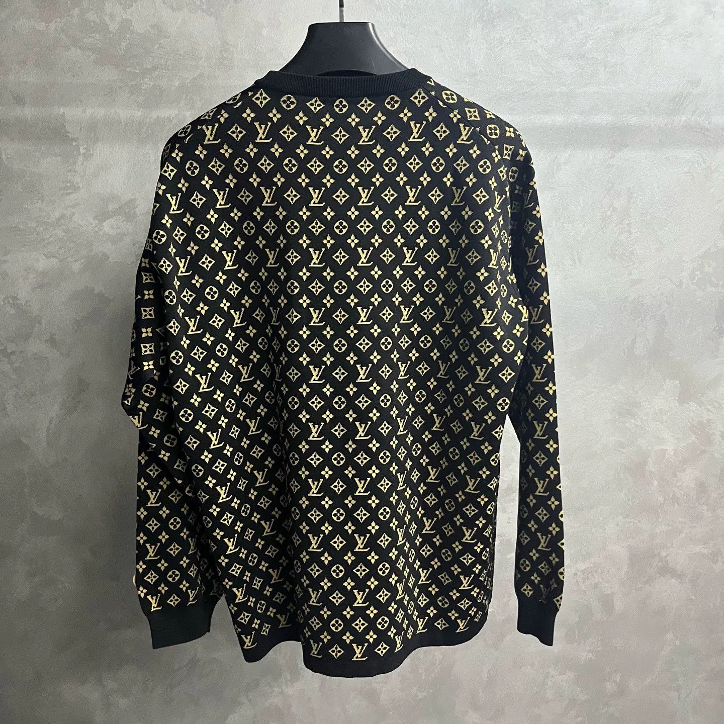 Louis Vuitton Louis Vuitton Knit Black Hoodie m Men Size US M / EU 48-50 / 2 - 2 Thumbnail