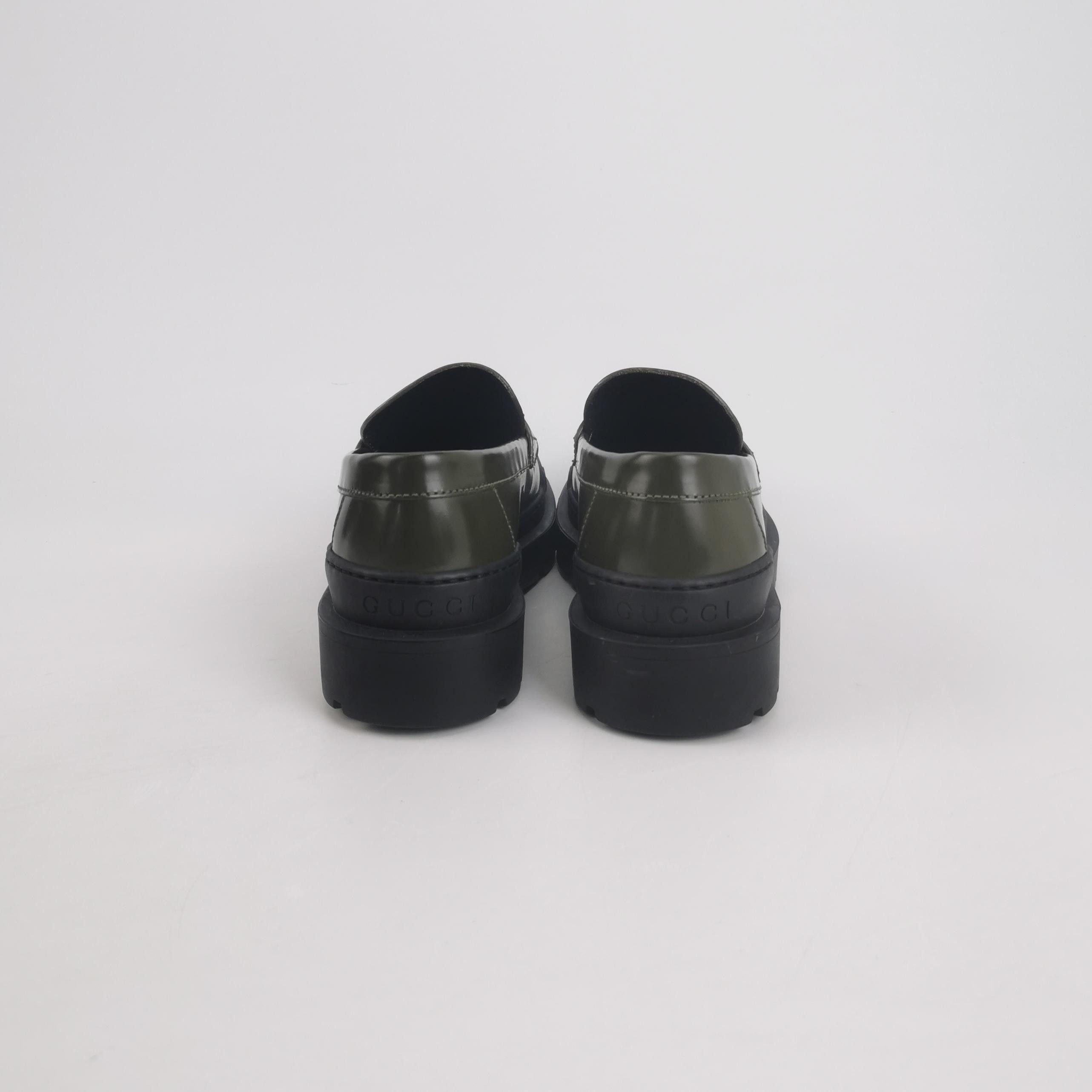 Gucci Gucci Interlocking G Logo Leather Loafers 40 Size US 7 / EU 40 - 5 Thumbnail