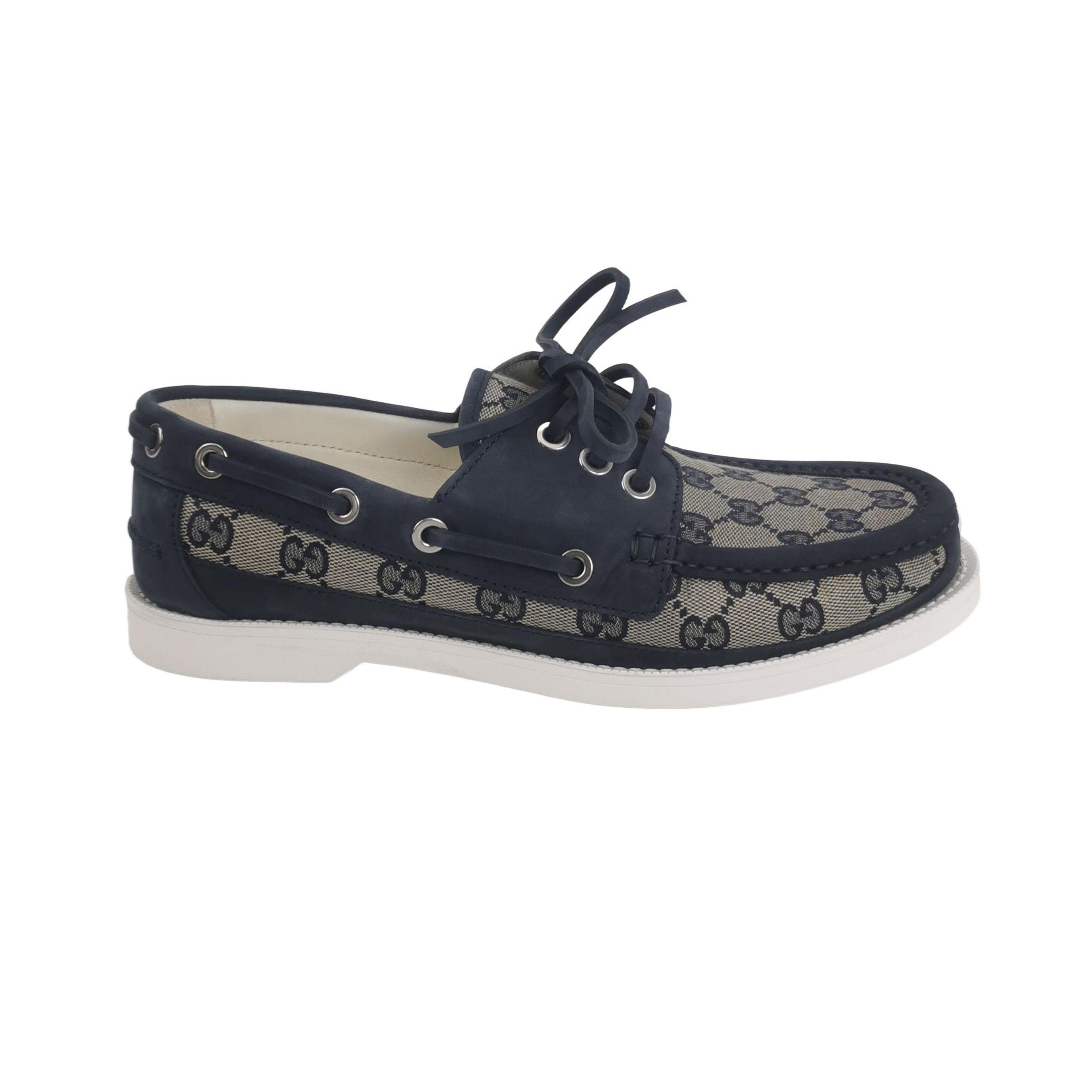 Gucci Gucci GG Monogram Canvas Boat Shoes 6.5 Size US 7 / EU 40 - 2 Thumbnail