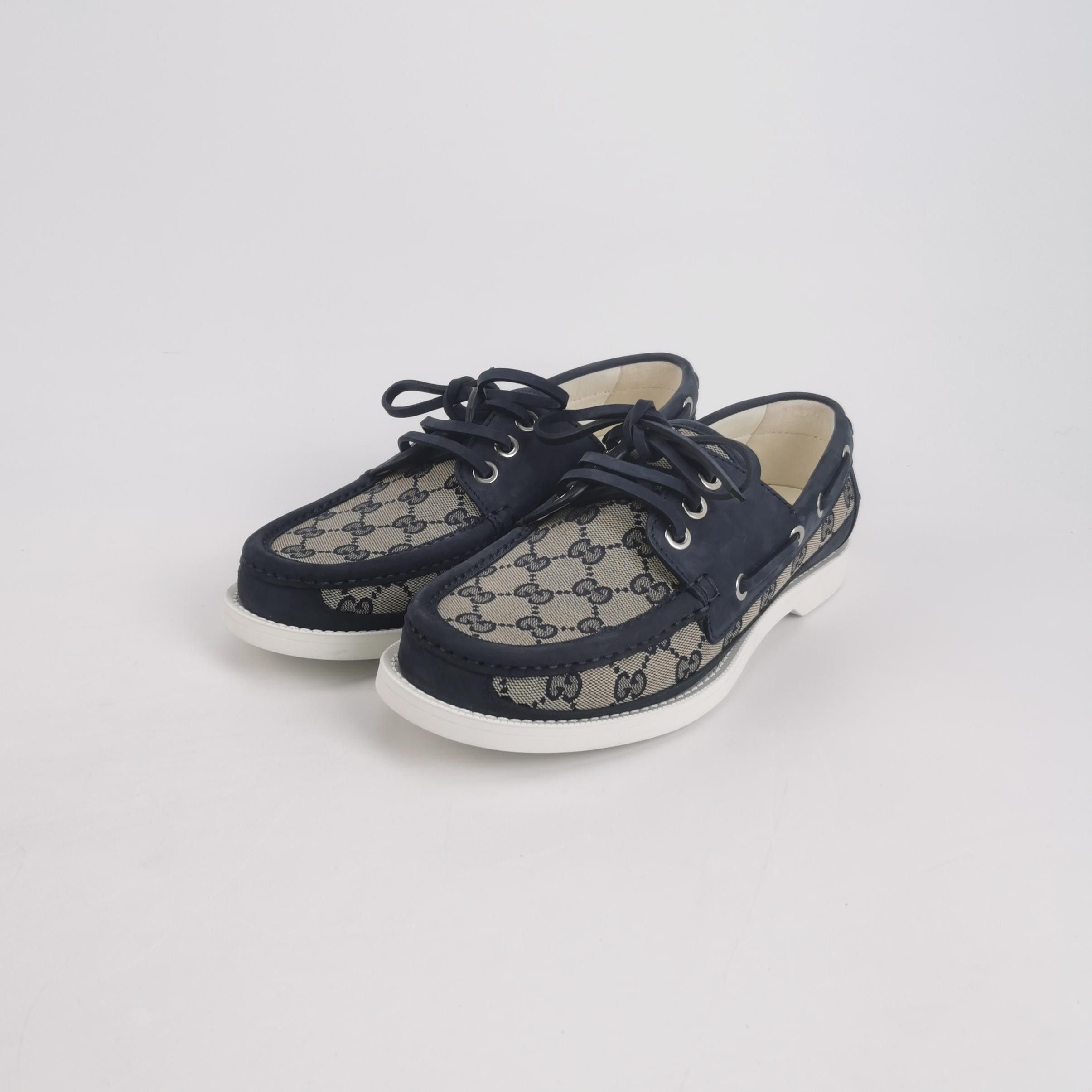Gucci Gucci GG Monogram Canvas Boat Shoes 6.5 Size US 7 / EU 40 - 3 Thumbnail
