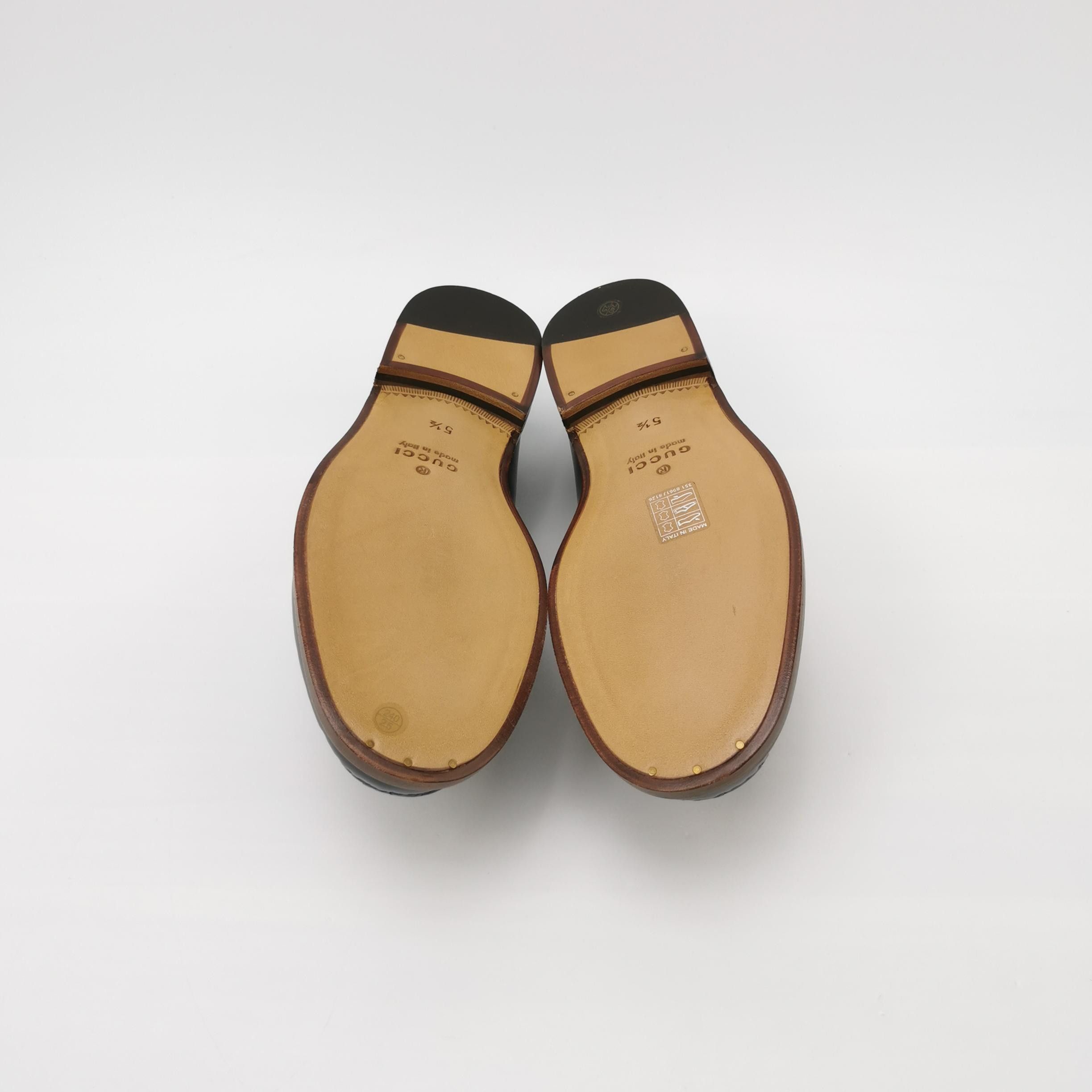 Gucci Gucci Interlocking G Leather Loafers 5.5 Size US 6 / EU 39 - 6 Thumbnail