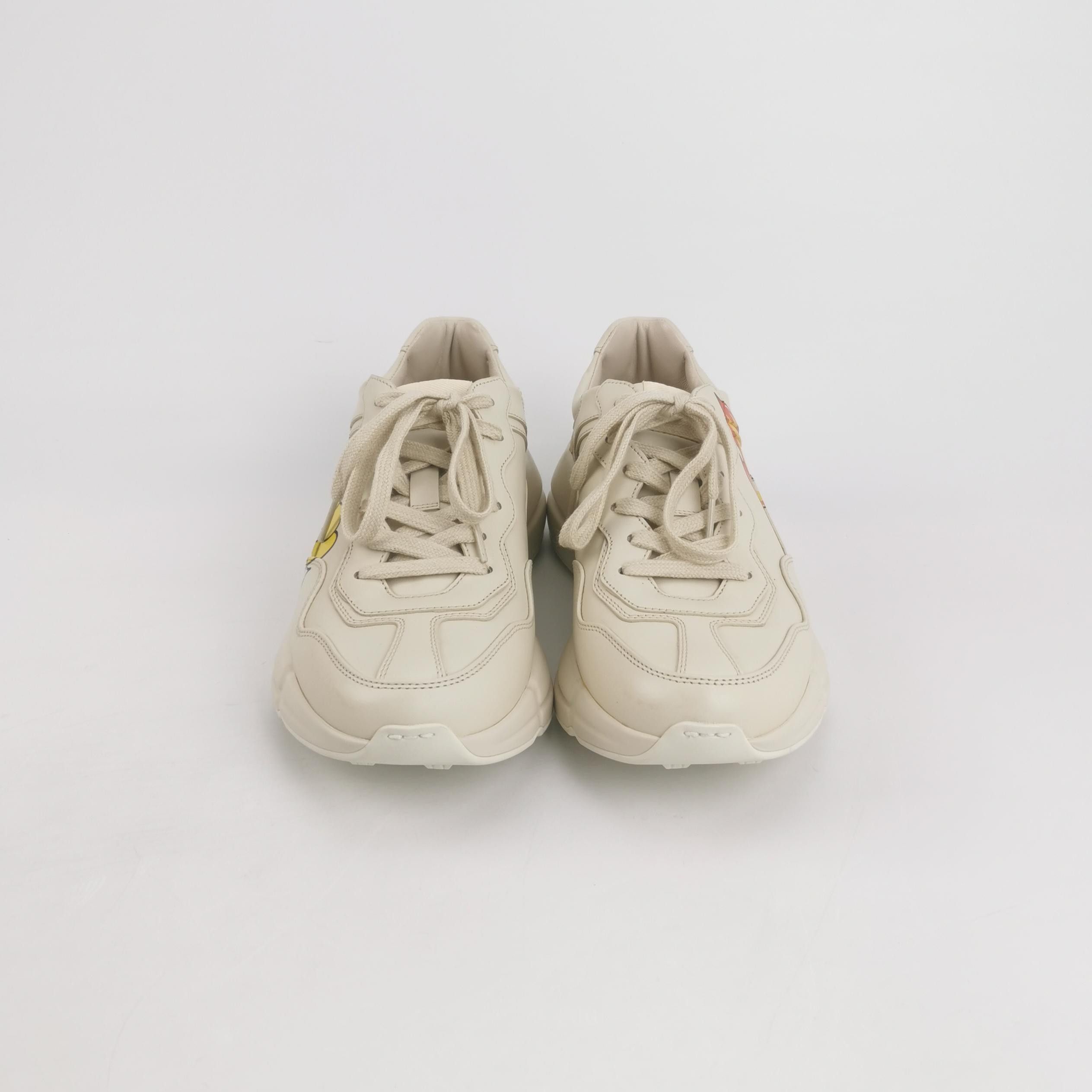 Gucci Gucci Rhyton Logo Leather Sneakers 39 Size US 6 / EU 39 - 4 Thumbnail