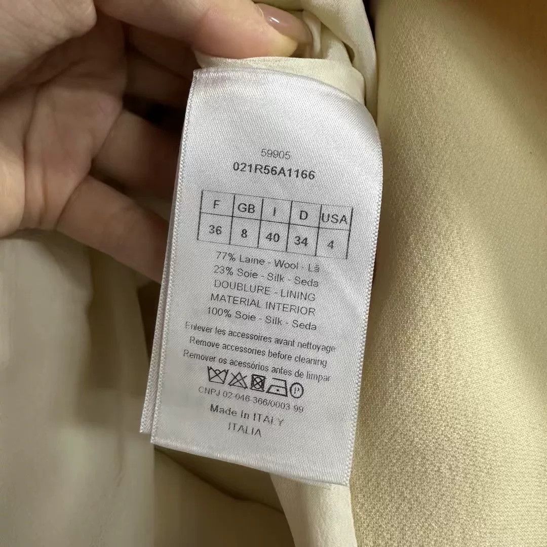 Dior Dior Casual Wool White Dress XS Women Size XS / US 0-2 / IT 36-38 - 5 Thumbnail
