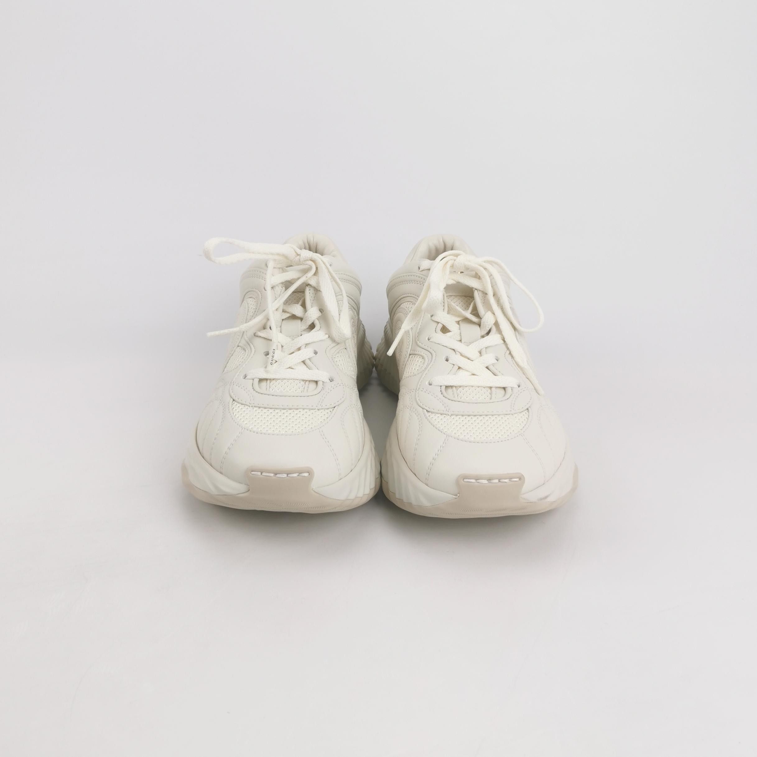 Gucci Gucci Mesh and Leather Low-Top Sneakers 39 Size US 6 / EU 39 - 4 Thumbnail