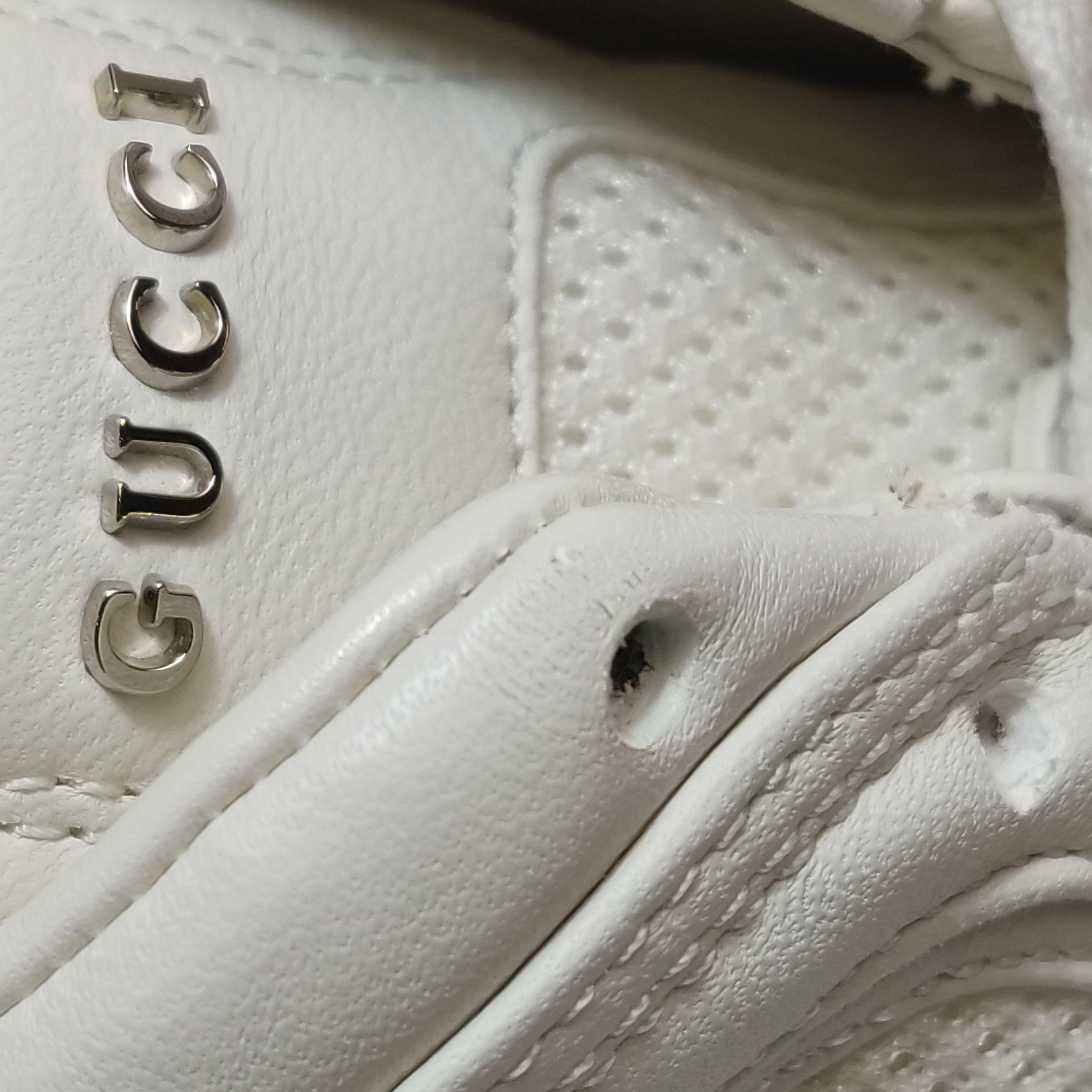 Gucci Gucci Mesh and Leather Low-Top Sneakers 39 Size US 6 / EU 39 - 10 Thumbnail