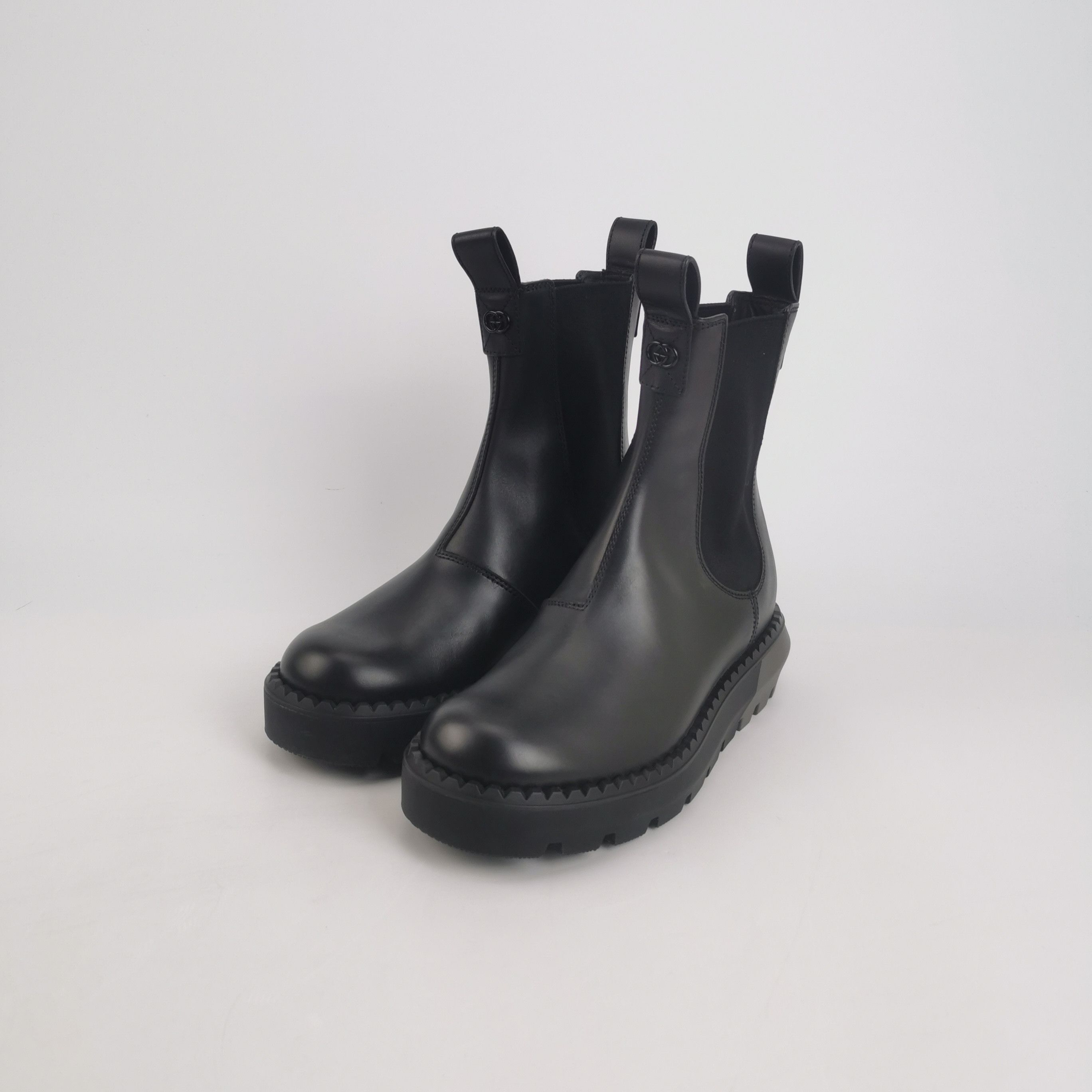 Gucci Gucci Interlocking G Leather Ankle Boots Size 40 Size US 7 / EU 40 - 3 Thumbnail