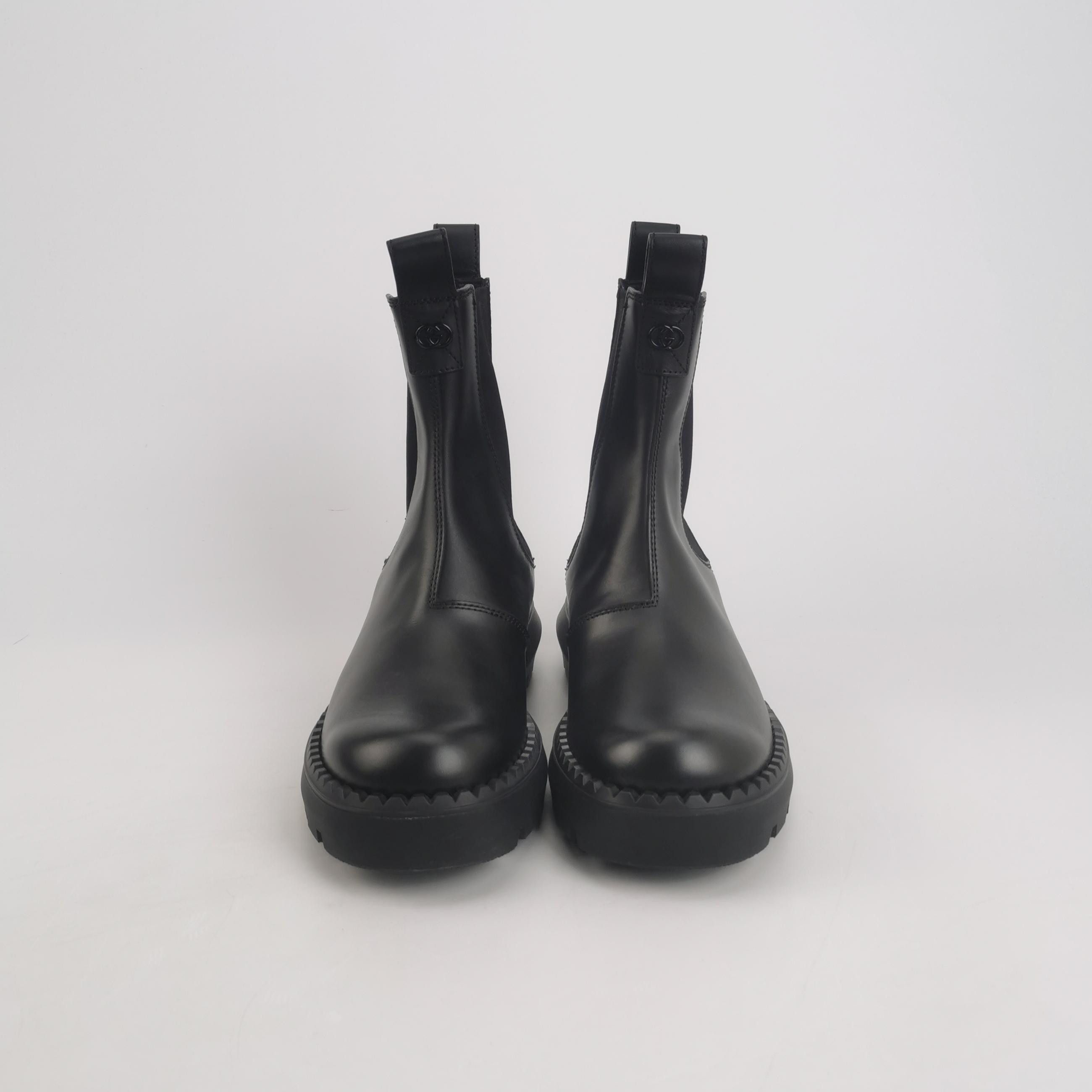 Gucci Gucci Interlocking G Leather Ankle Boots Size 40 Size US 7 / EU 40 - 4 Thumbnail