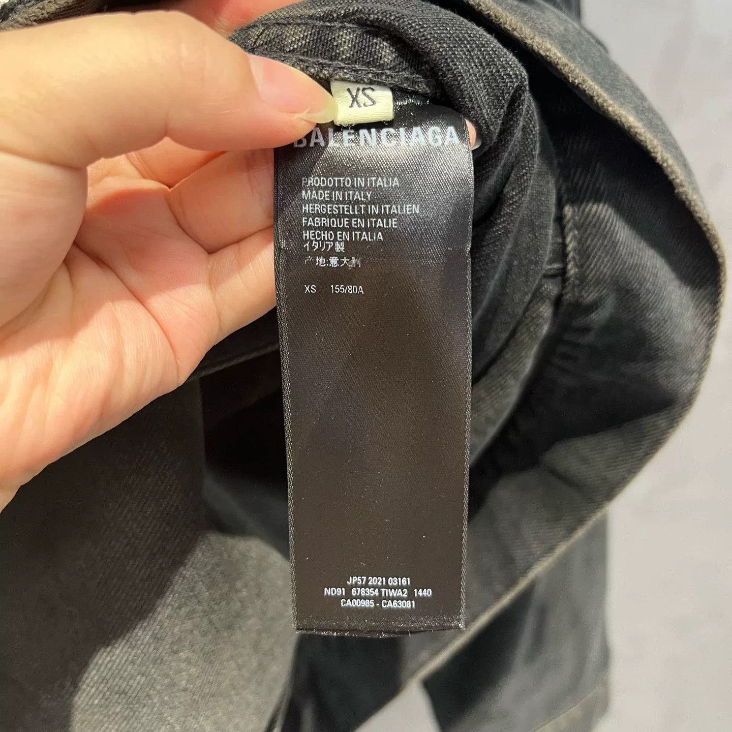 Balenciaga Balenciaga Retro Denim Black Light Jacket xs Men Size US XS / EU 42 / 0 - 5 Thumbnail