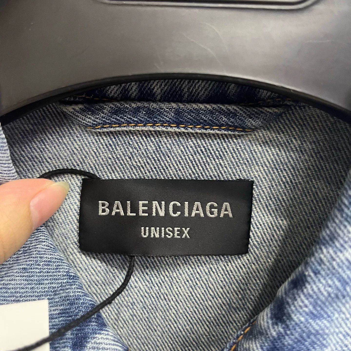 Balenciaga Balenciaga Embroidered Blue Light Jacket s Men Size US S / EU 44-46 / 1 - 5 Thumbnail