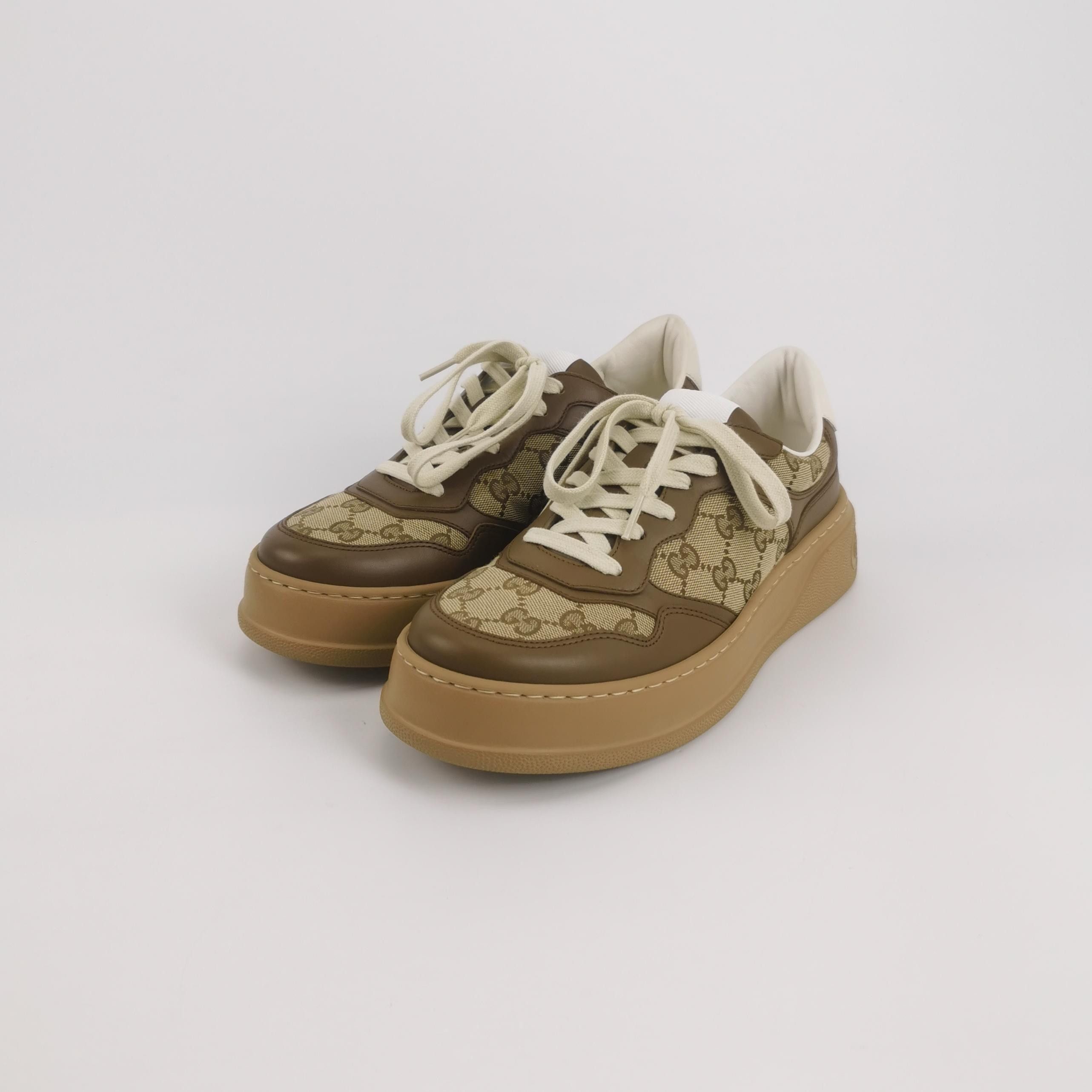Gucci Gucci GG Supreme Canvas Platform Sneakers US 7 Size US 7 / EU 40 - 3 Thumbnail