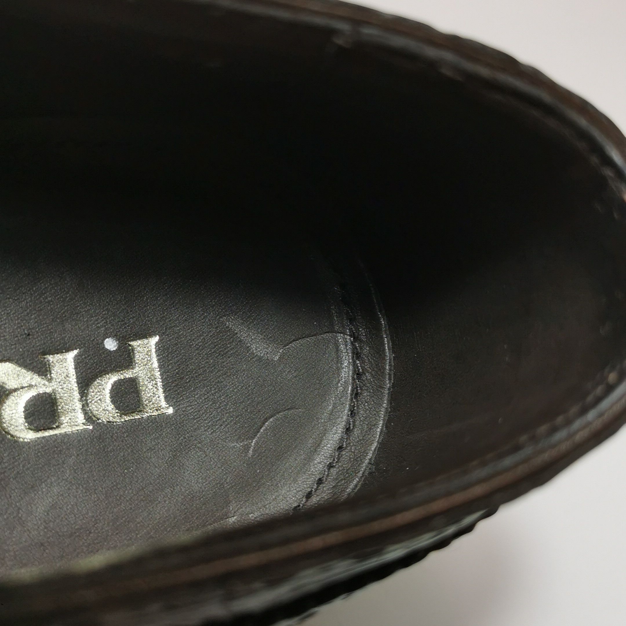 Prada Prada Crocodile Platform Brogues Size EU 39.5 Size US 6 / EU 39 - 10 Thumbnail