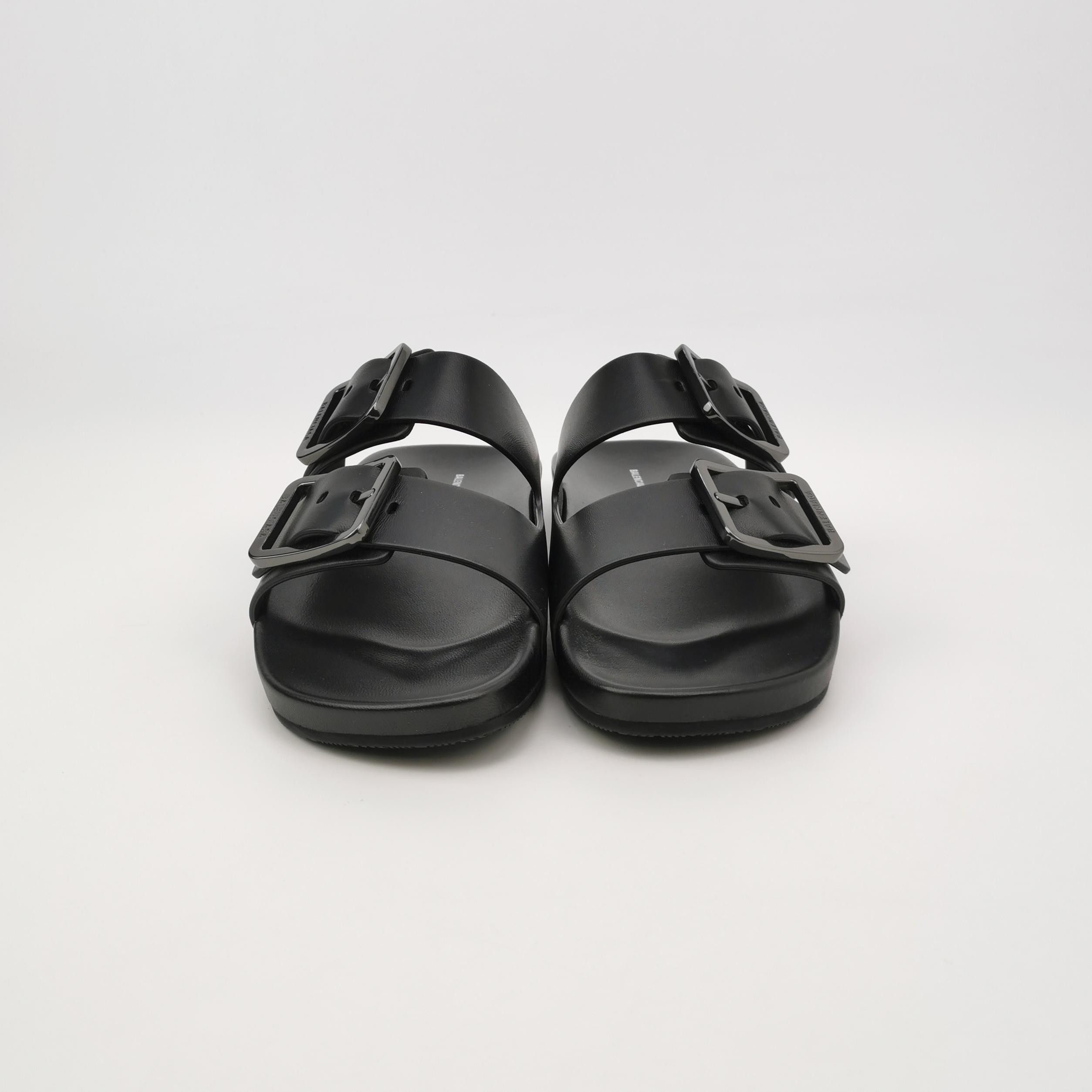 Balenciaga Balenciaga Buckle Leather Sandals EU 40 Size US 7 / EU 40 - 4 Thumbnail