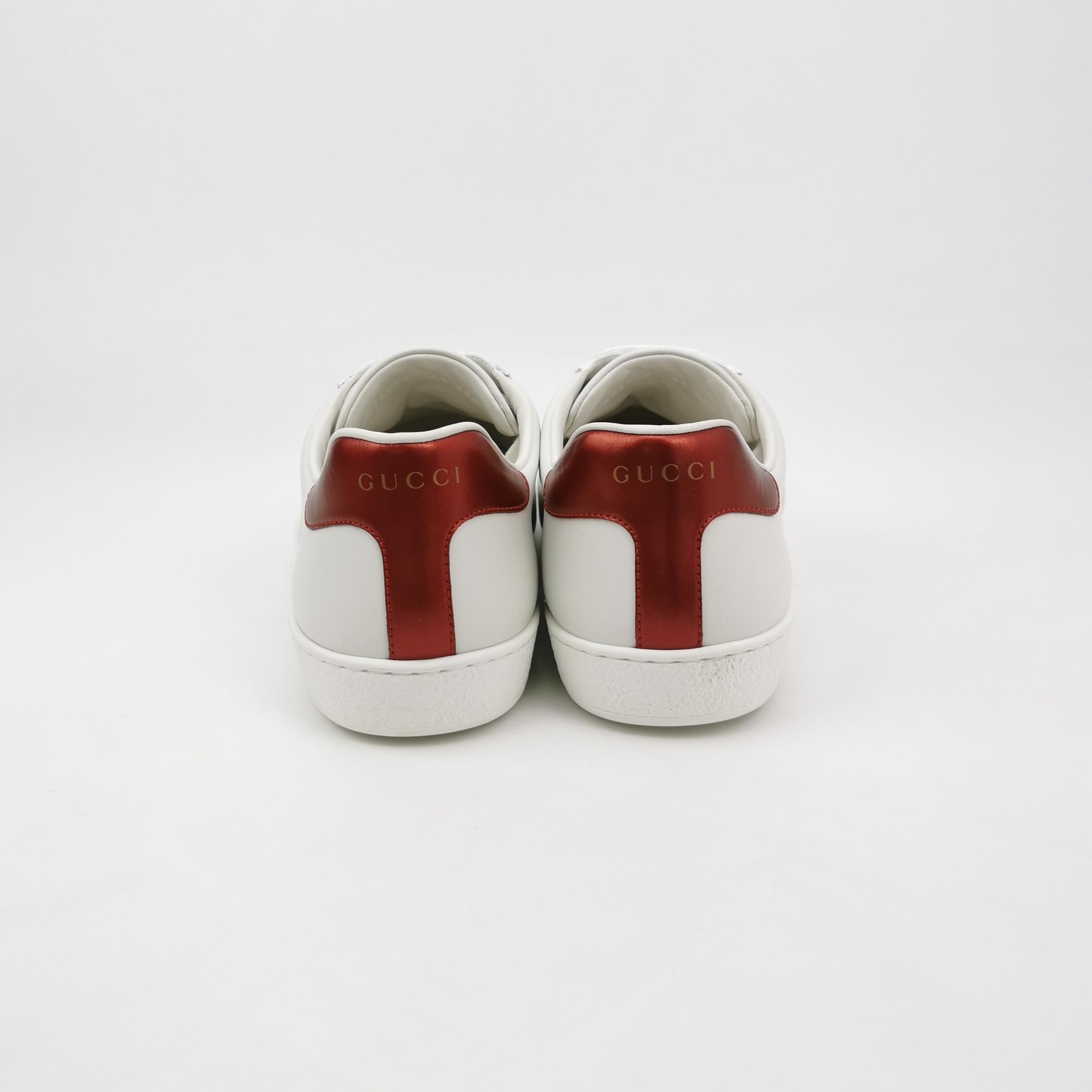 Gucci Gucci Ace Logo Elastic Band Sneakers 42.5 Size US 9 / EU 42 - 5 Thumbnail