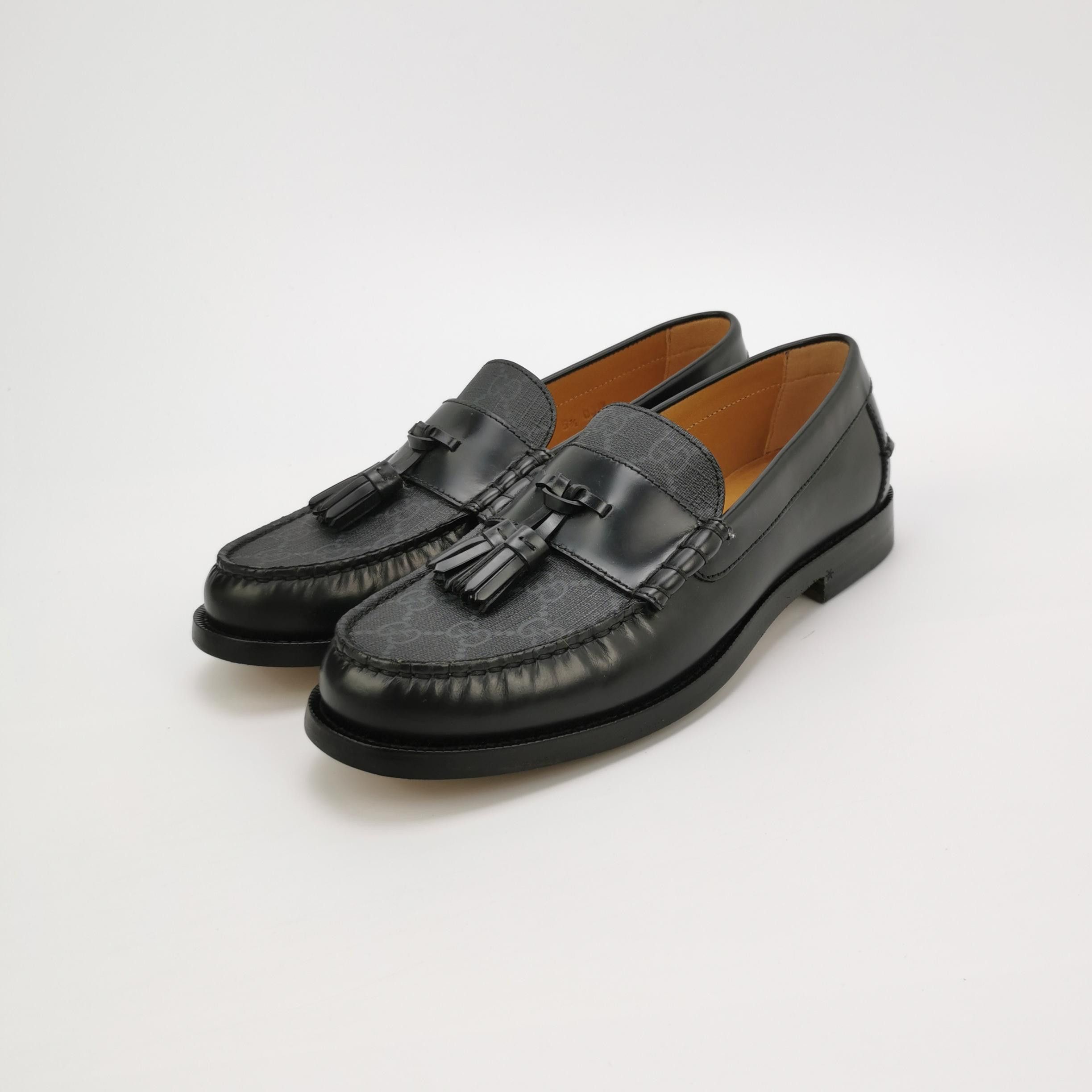 Gucci Gucci GG Monogram Tassel Loafers 39.5 Size US 6 / EU 39 - 3 Thumbnail