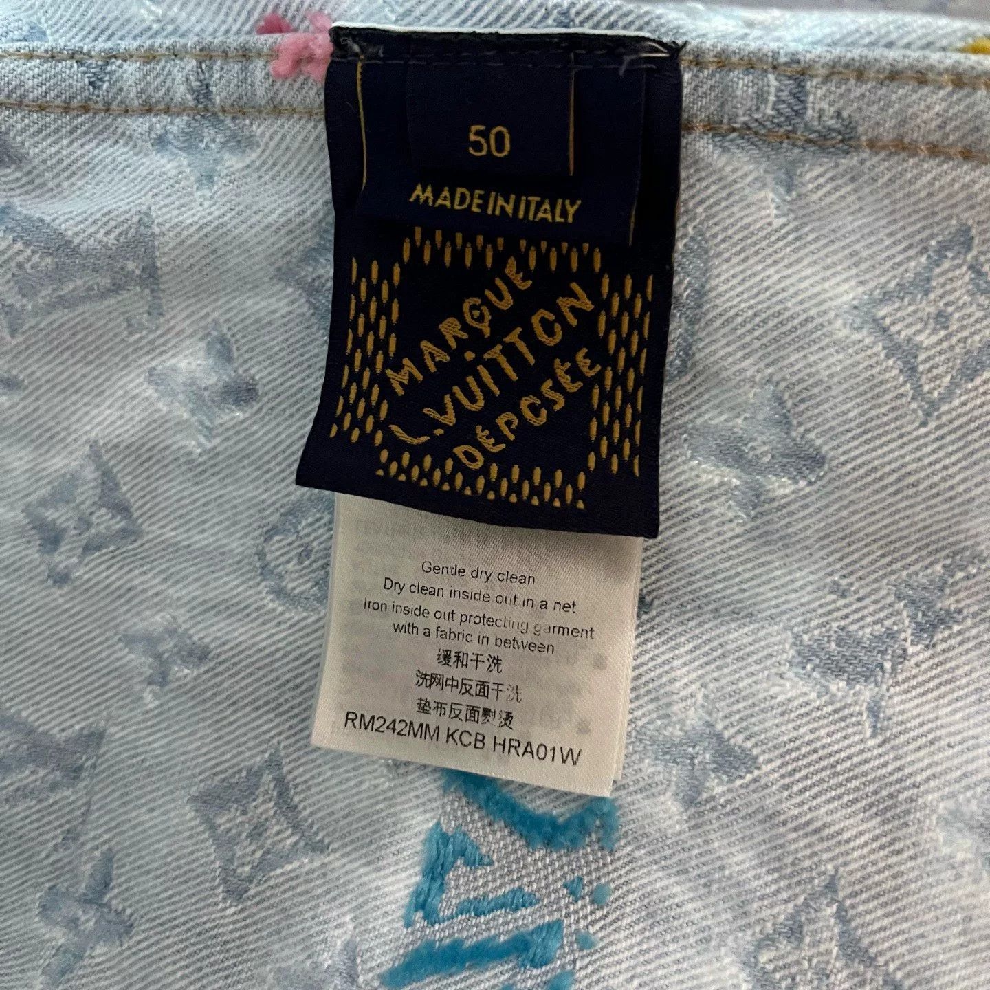 Louis Vuitton Louis Vuitton Retro Embroidered Blue Light Jacket xs Men Size US XS / EU 42 / 0 - 4 Thumbnail