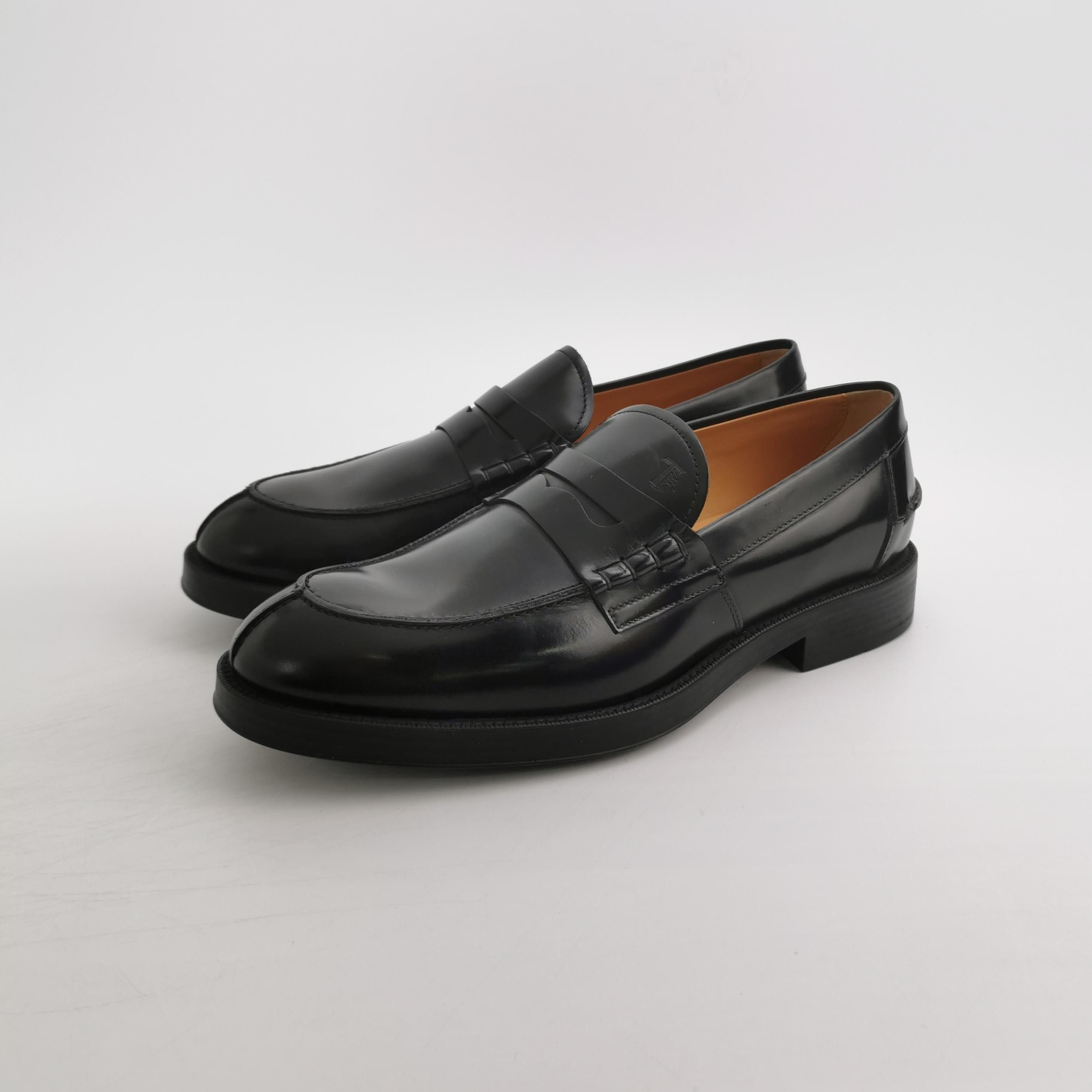 Tod's Tod's Black Leather Penny Loafers Size EU 40 Size US 7 / EU 40 - 3 Thumbnail