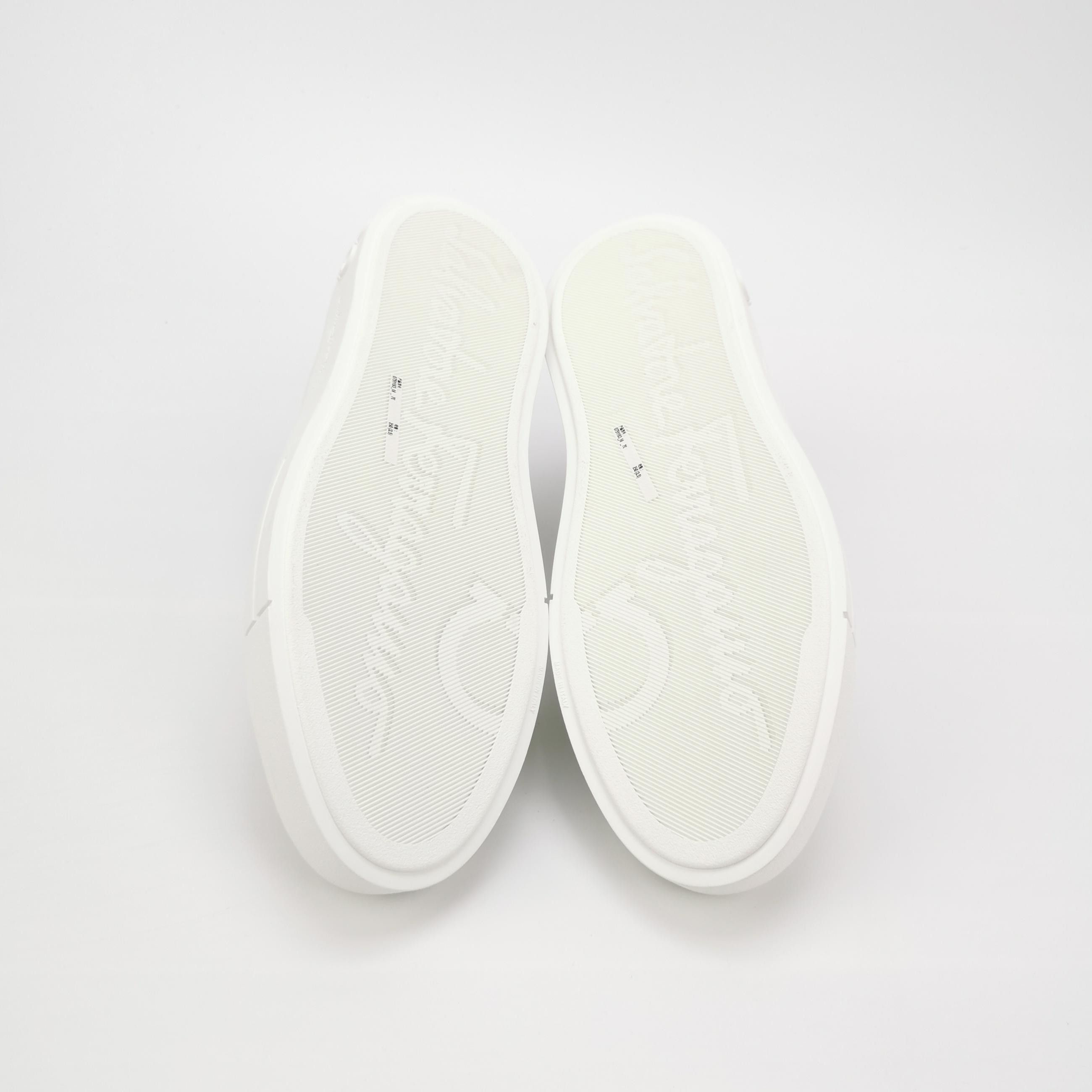 Salvatore Ferragamo Salvatore Ferragamo White Canvas Logo Sneakers 41 Size US 8 / EU 41 - 6 Thumbnail