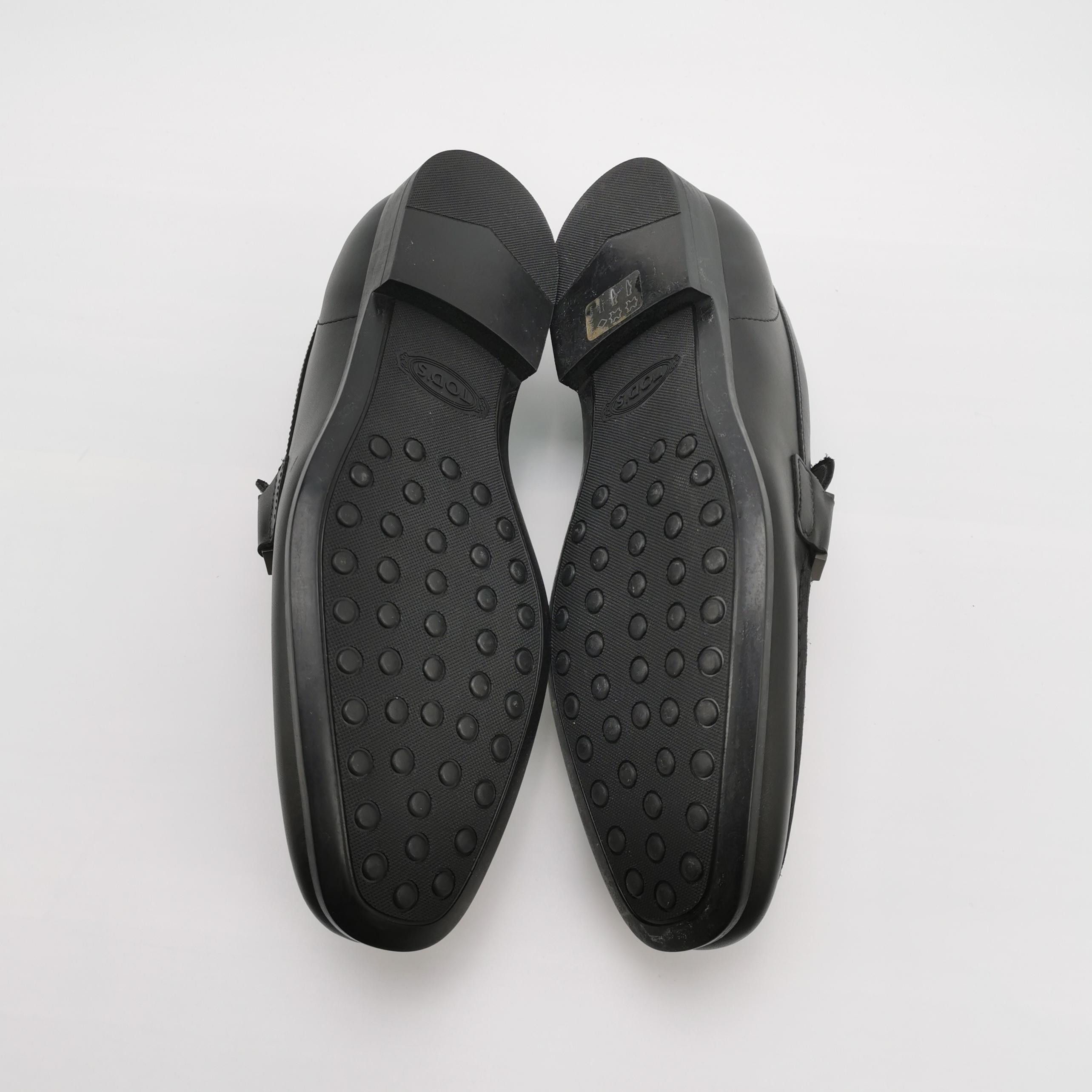 Tod's Tod's Timeless T Leather Loafers 38.5 Size US 5.5 / EU 38 - 6 Thumbnail