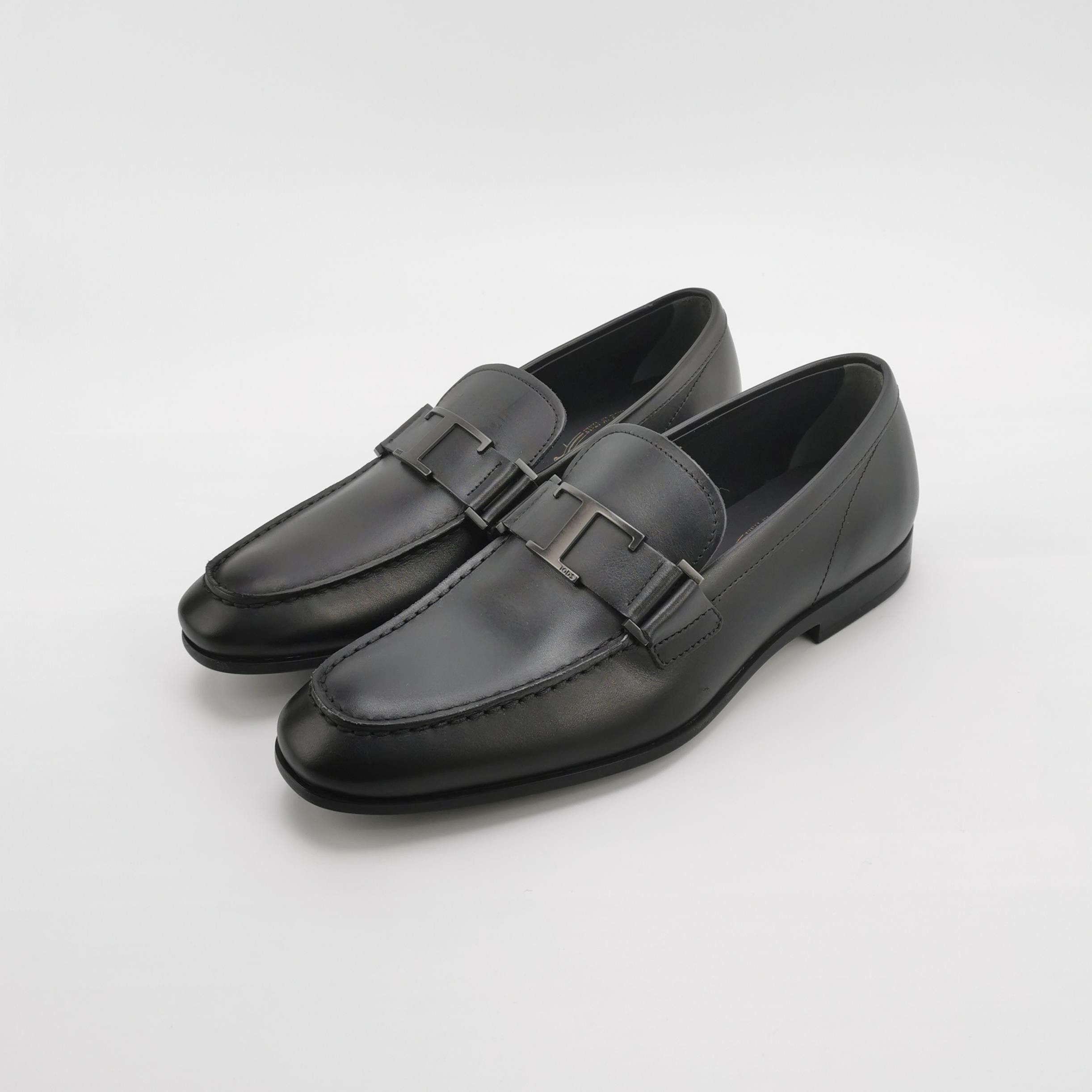Tod's Tod's Timeless T Leather Loafers 38.5 Size US 5.5 / EU 38 - 3 Thumbnail