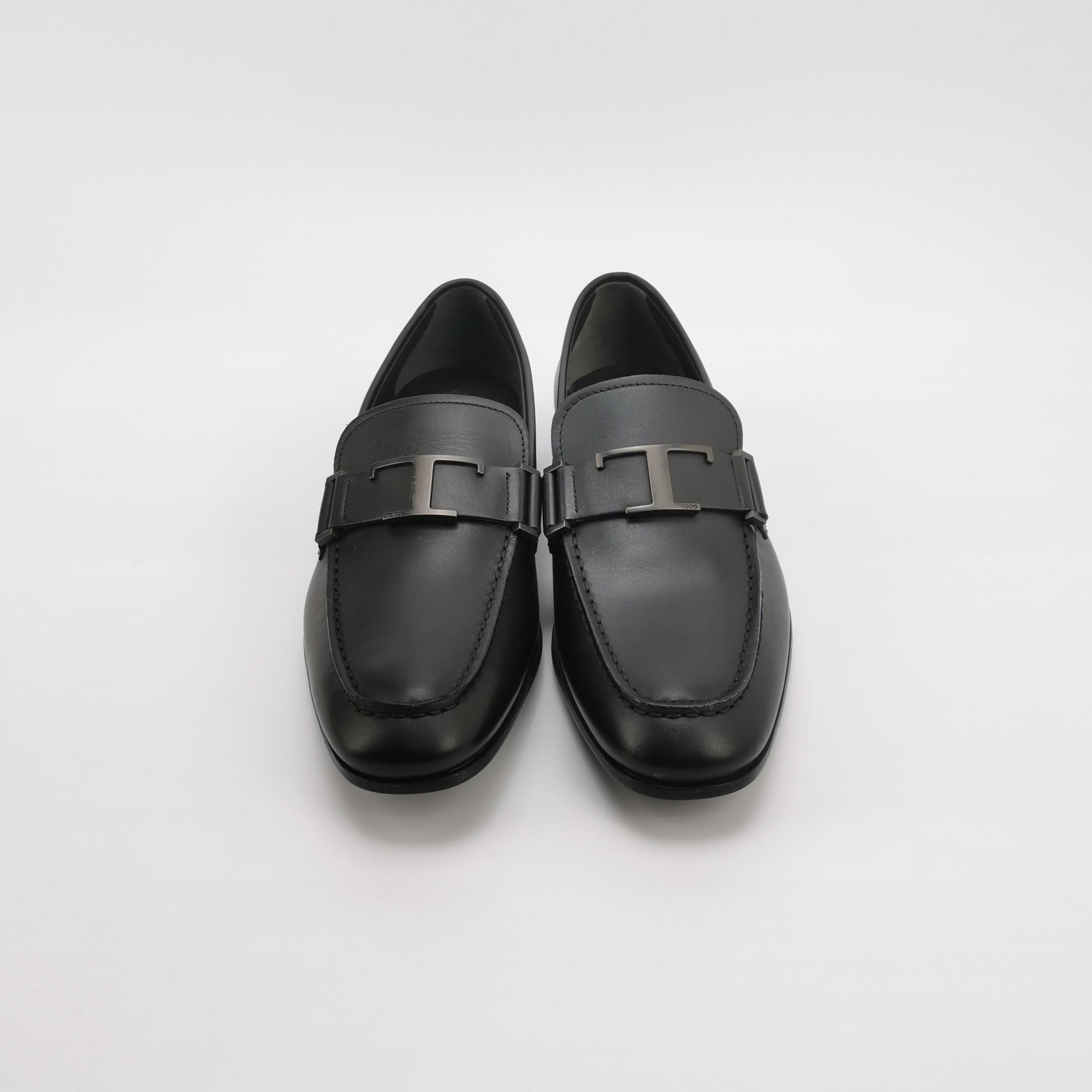 Tod's Tod's Timeless T Leather Loafers 38.5 Size US 5.5 / EU 38 - 4 Thumbnail