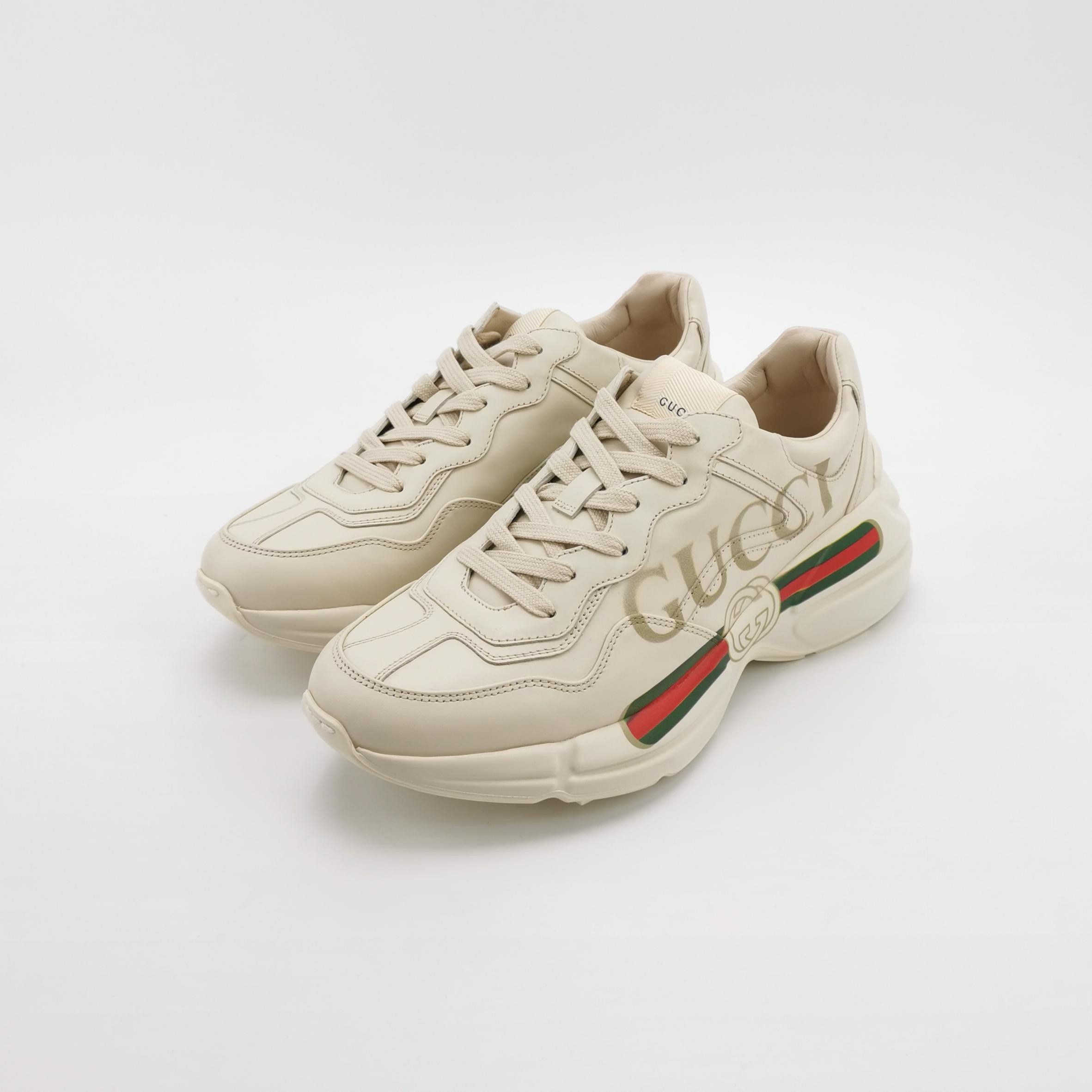 Gucci Gucci Rhyton Logo Print Sneakers Size 40 Size US 7 / EU 40 - 3 Thumbnail