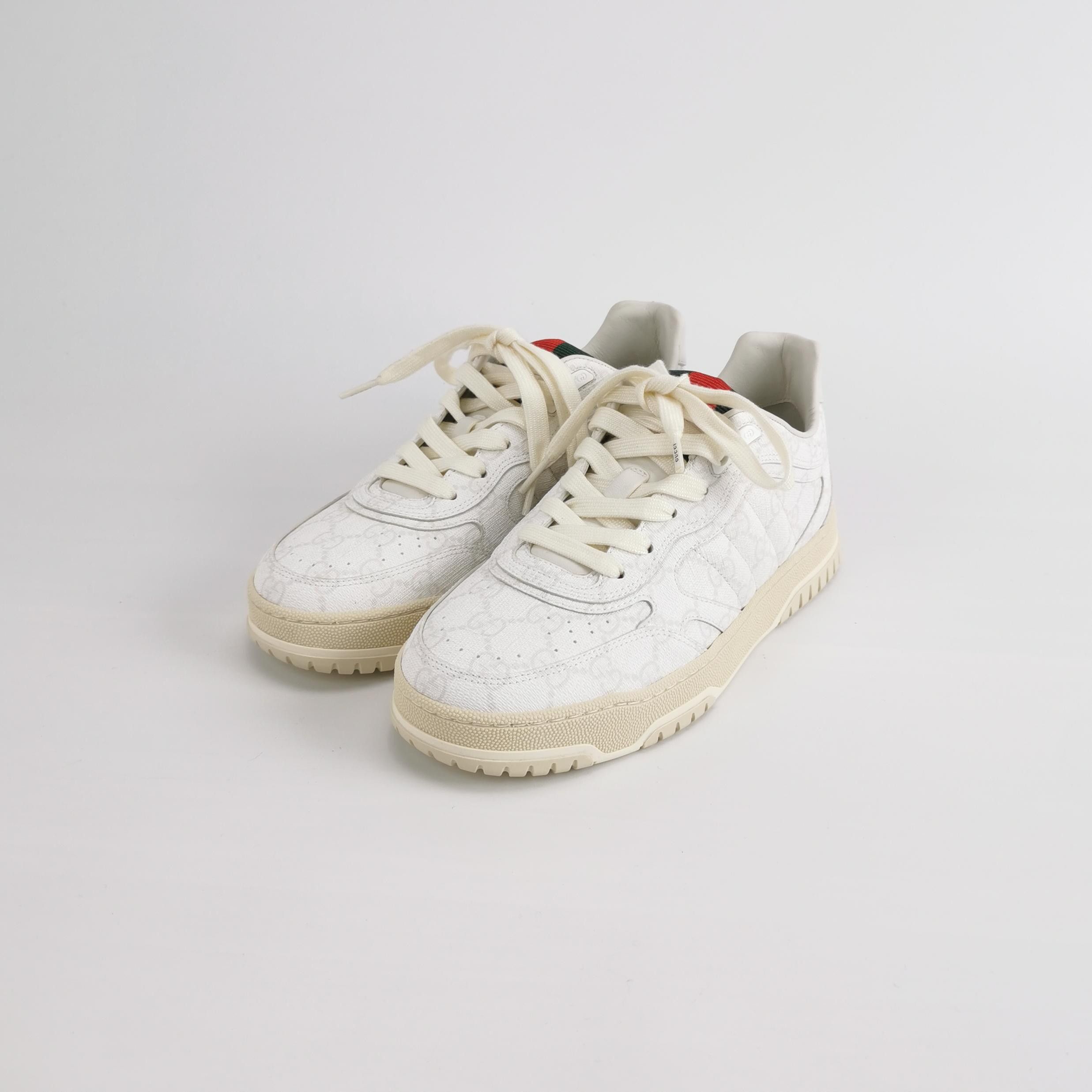 Gucci Gucci Re-Web Monogram Low-Top Sneakers US 6.5 Size US 6 / EU 39 - 3 Thumbnail