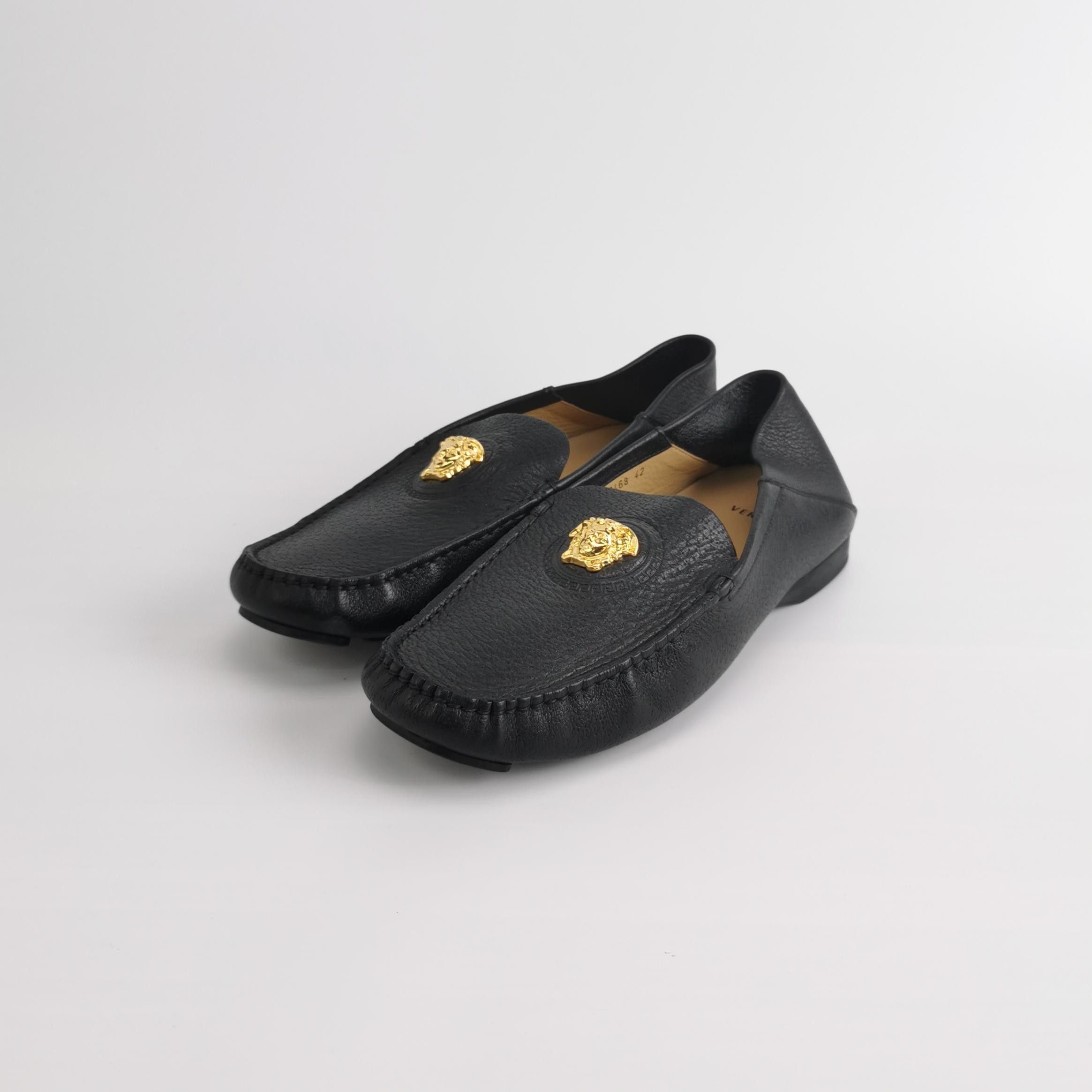 Versace Versace Medusa Head Leather Loafers EU 42 Size US 9 / EU 42 - 3 Thumbnail