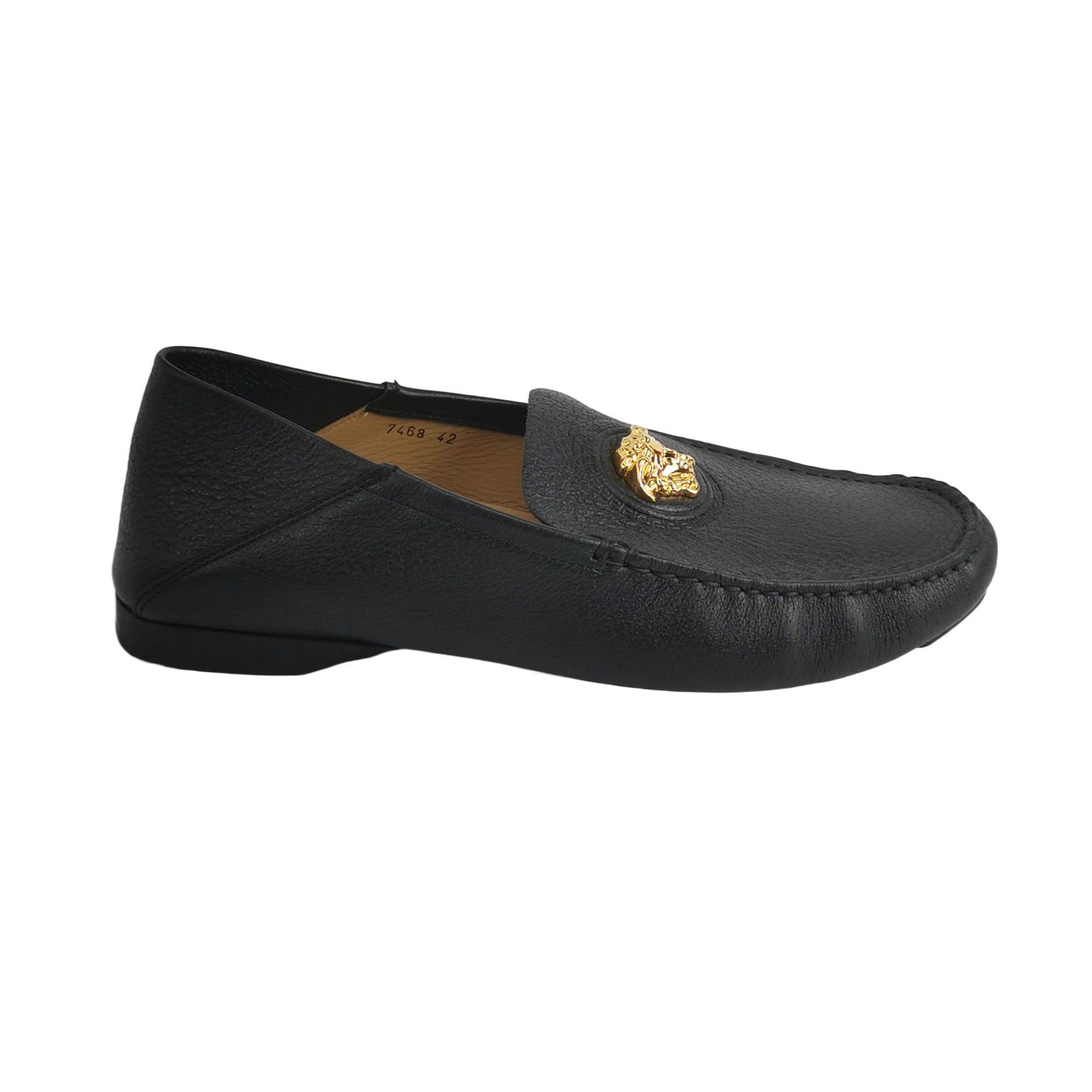 Versace Versace Medusa Head Leather Loafers EU 42 Size US 9 / EU 42 - 2 Thumbnail
