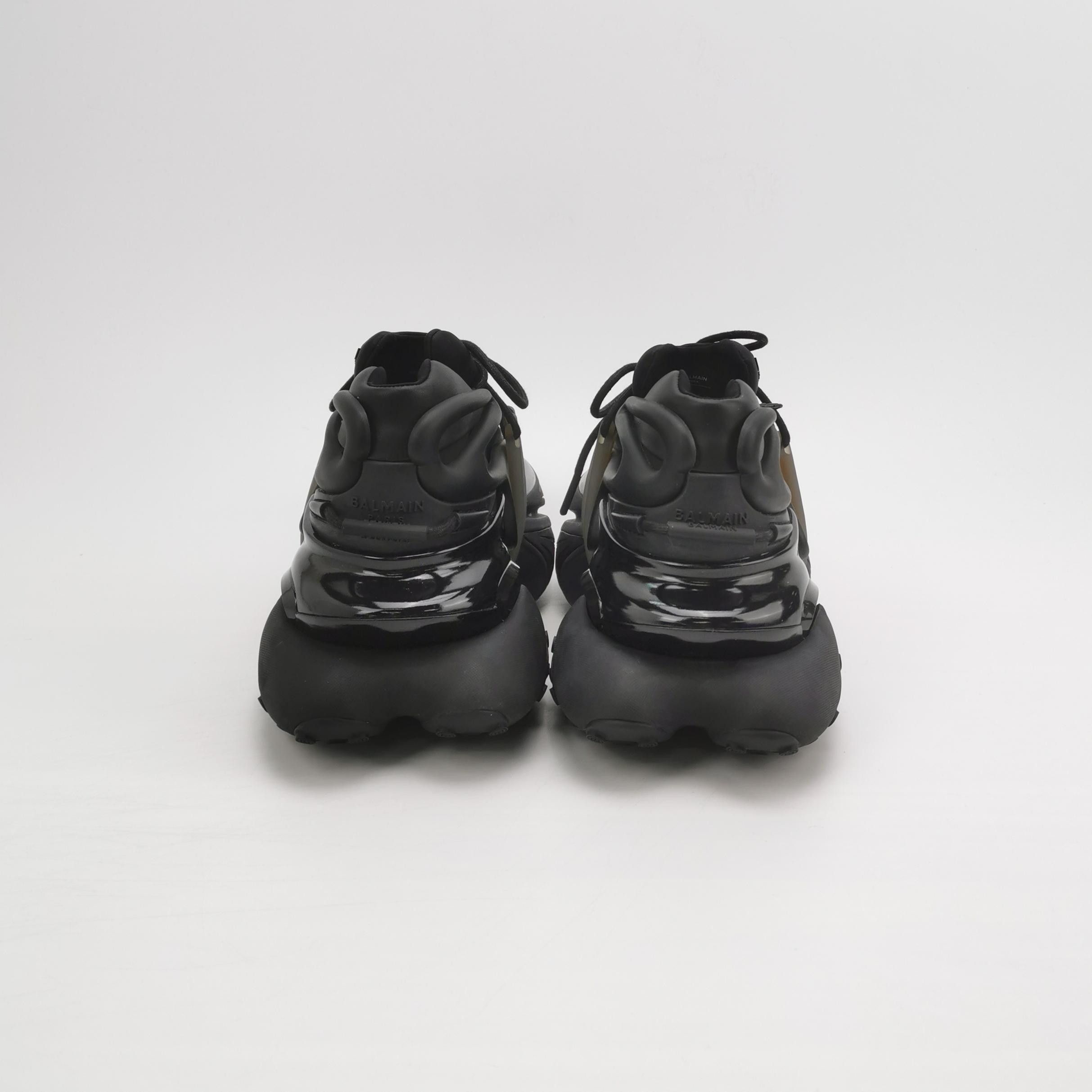 Balmain Balmain Black Unicorn Low-Top Sneakers 40 Size US 7 / EU 40 - 5 Thumbnail