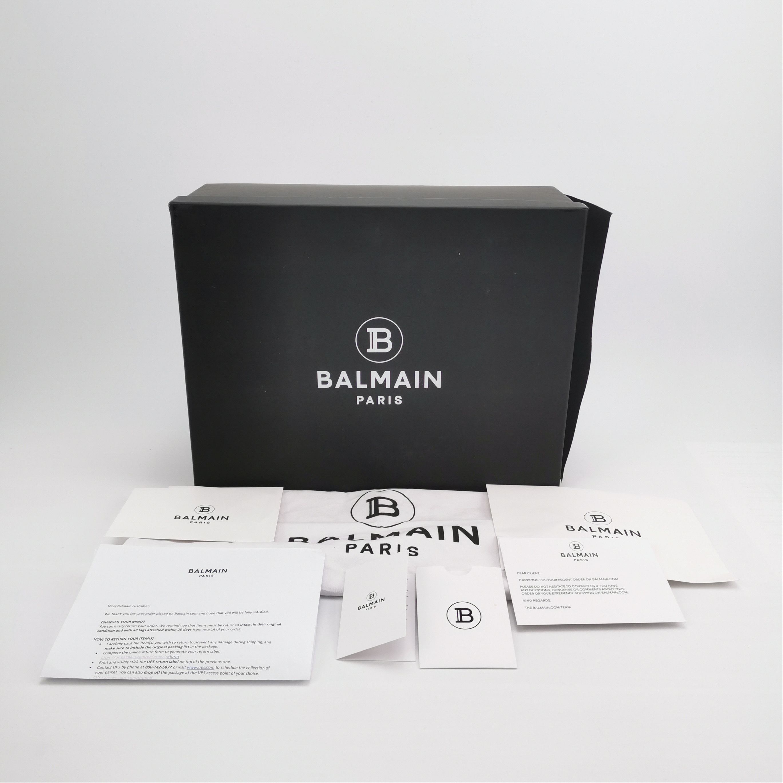 Balmain Balmain Black Unicorn Low-Top Sneakers 40 Size US 7 / EU 40 - 7 Thumbnail