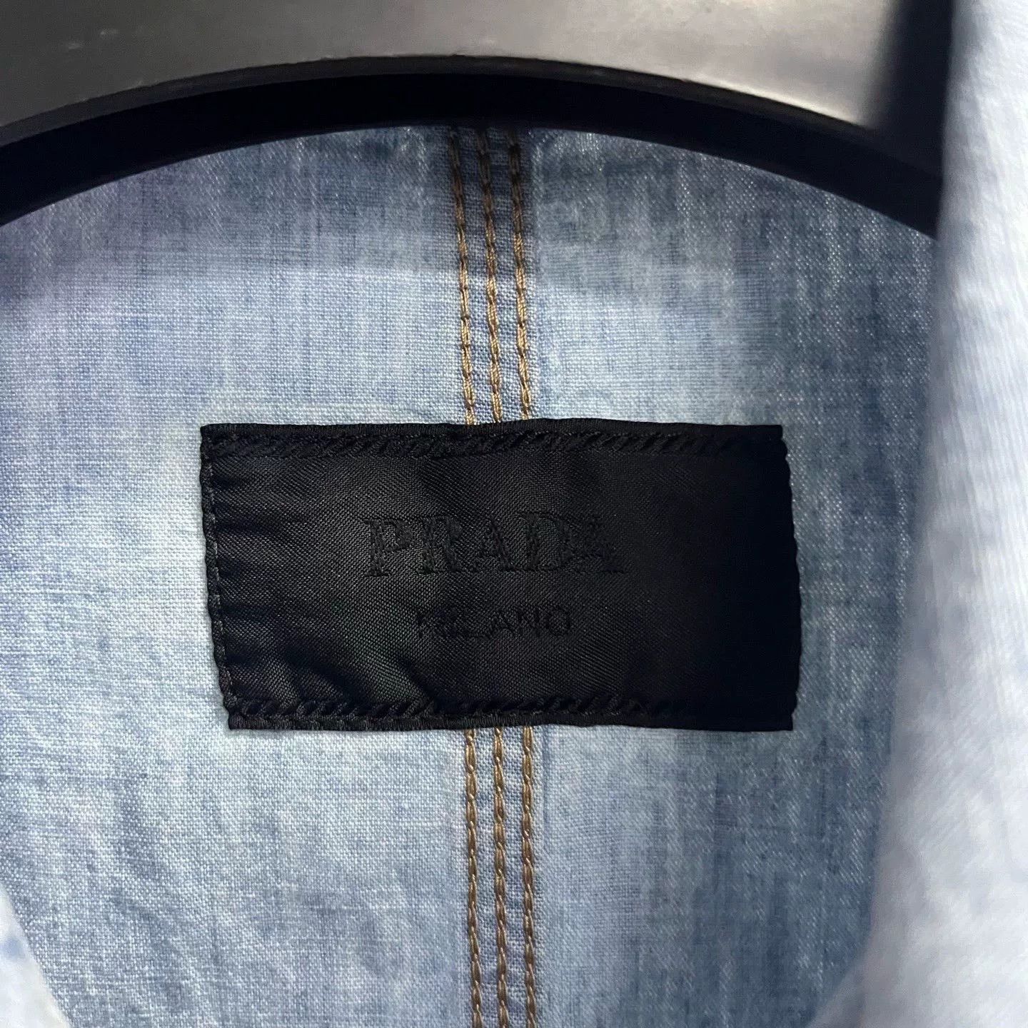 Prada Prada Denim Blue Light Jacket m Men Size US M / EU 48-50 / 2 - 5 Thumbnail