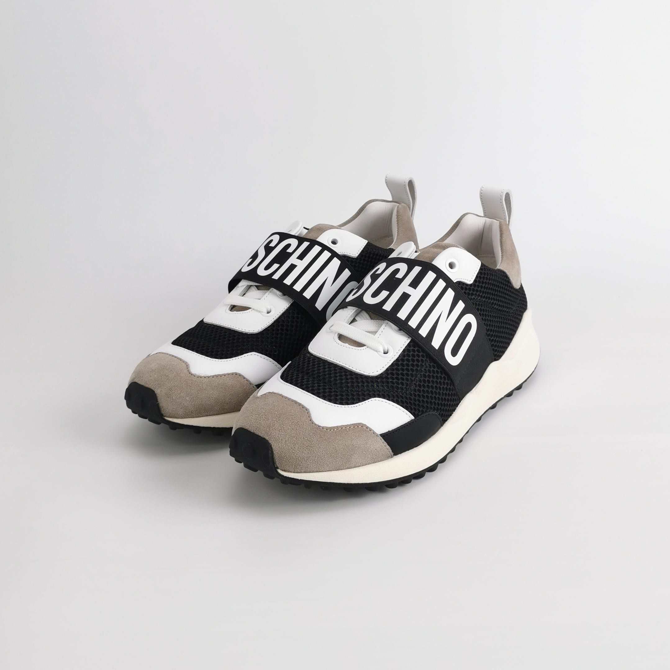 Moschino Moschino Logo Mesh Panel Sneakers 41 Size US 8 / EU 41 - 3 Thumbnail