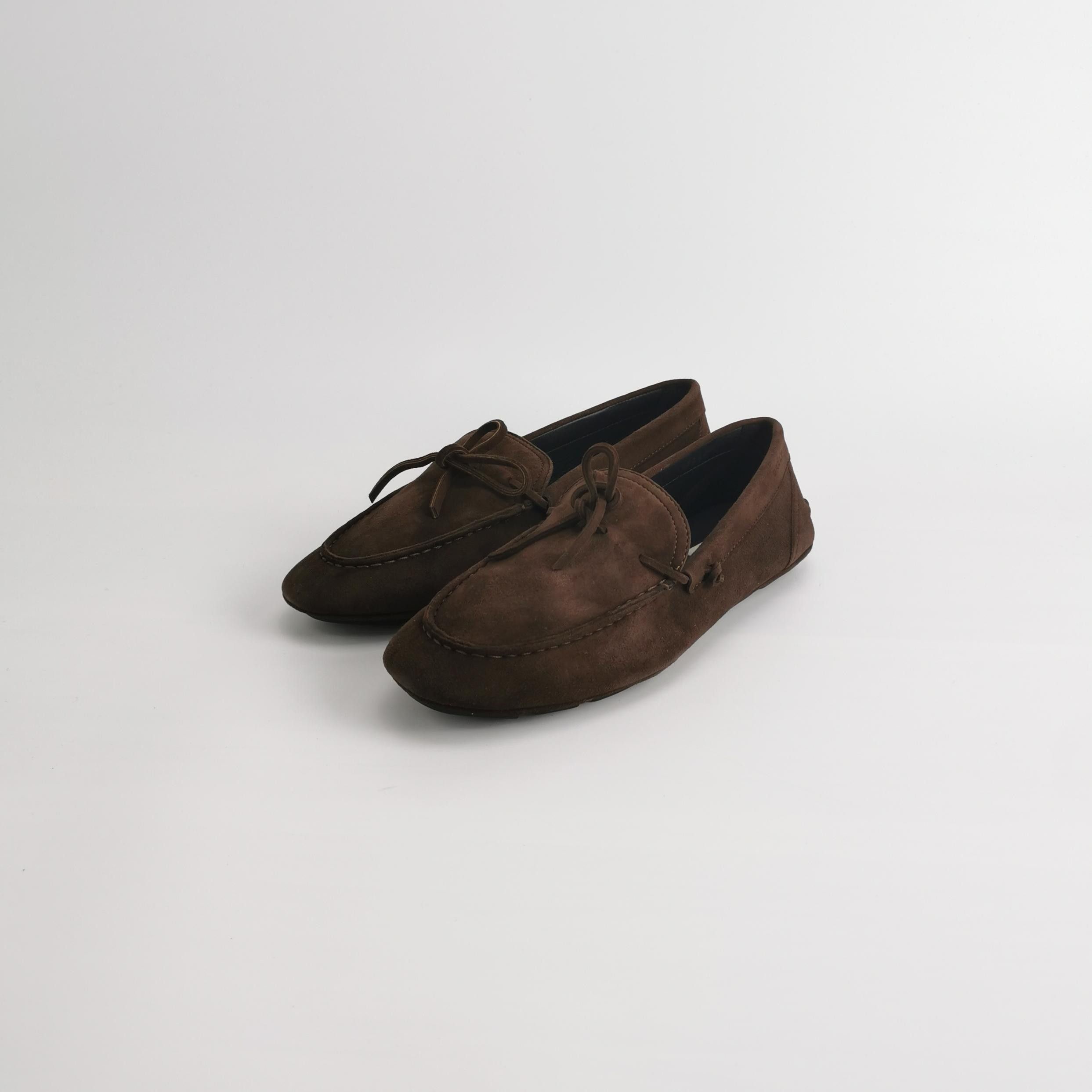 Bally Bally Brown Suede Bow Loafers EU 42 Size US 9 / EU 42 - 3 Thumbnail