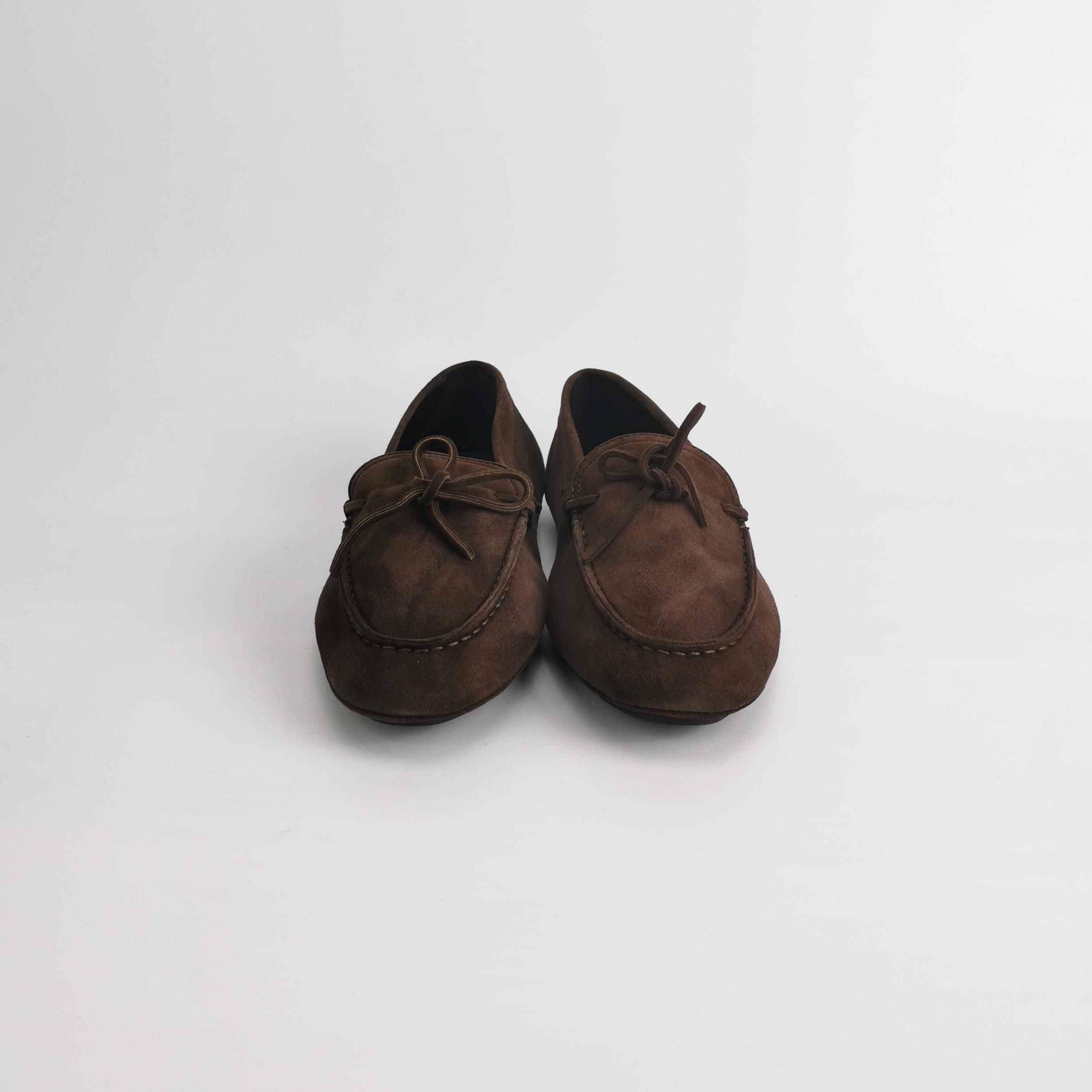 Bally Bally Brown Suede Bow Loafers EU 42 Size US 9 / EU 42 - 4 Thumbnail