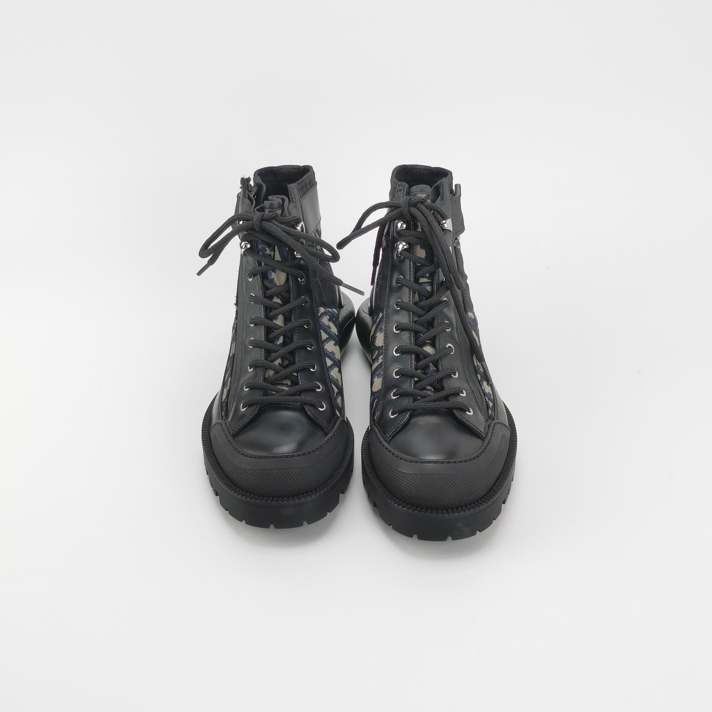 Dior Dior Oblique Print Hi-Top Sneakers Size 39 Size US 6 / EU 39 - 4 Thumbnail