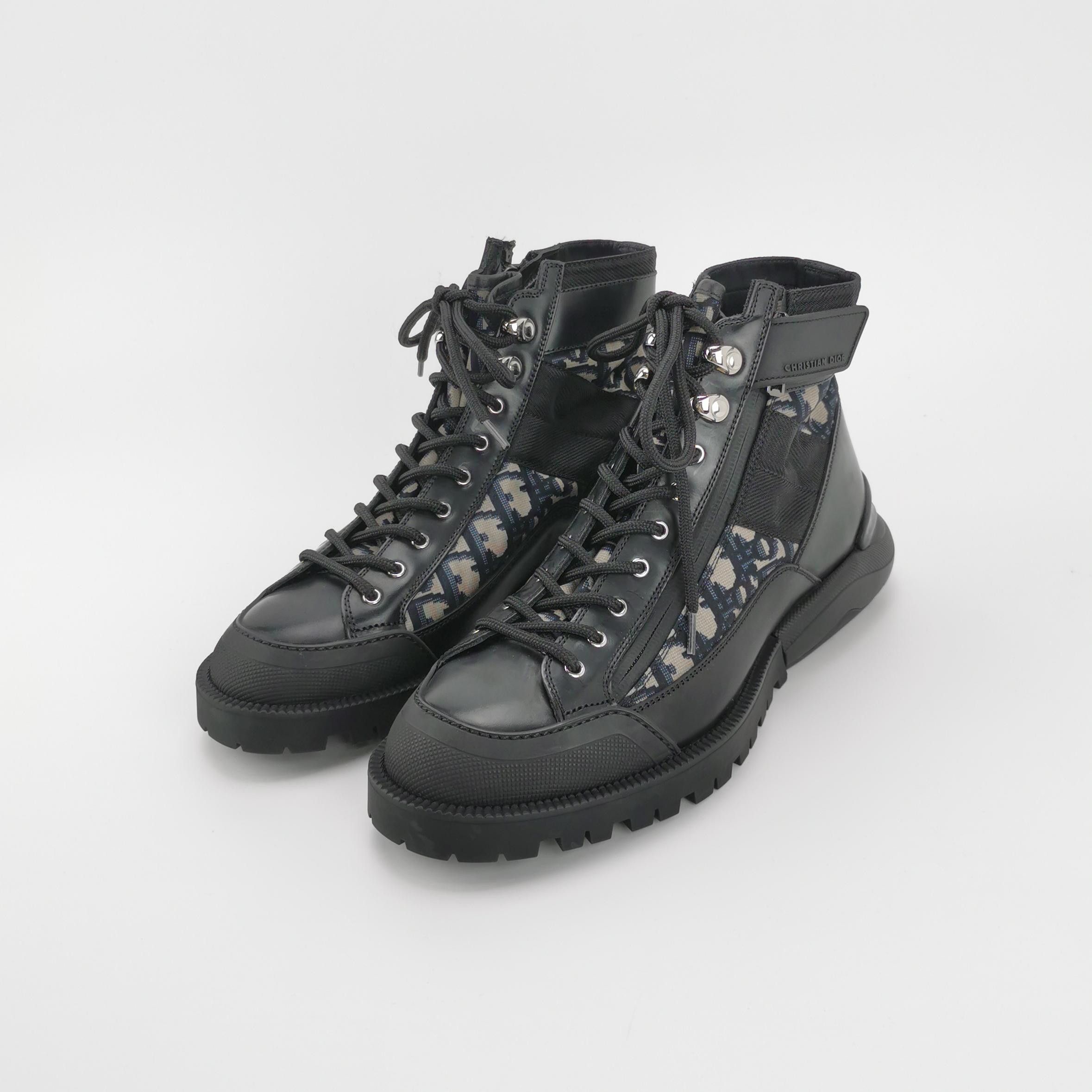 Dior Dior Oblique Print Hi-Top Sneakers Size 39 Size US 6 / EU 39 - 3 Thumbnail