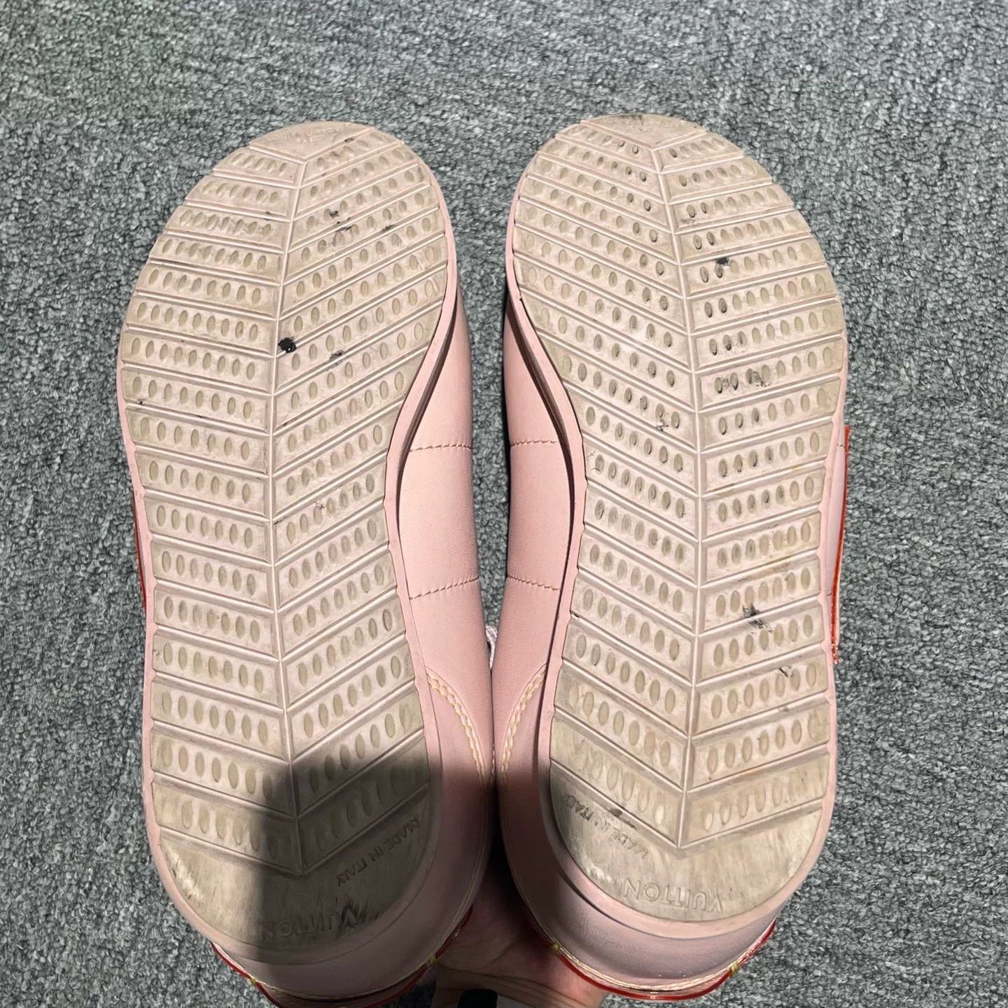 Louis Vuitton Louis Vuitton Leather Graphic Pink Lowtop Sneakers 10 Men Size US 10 / EU 43 - 5 Thumbnail