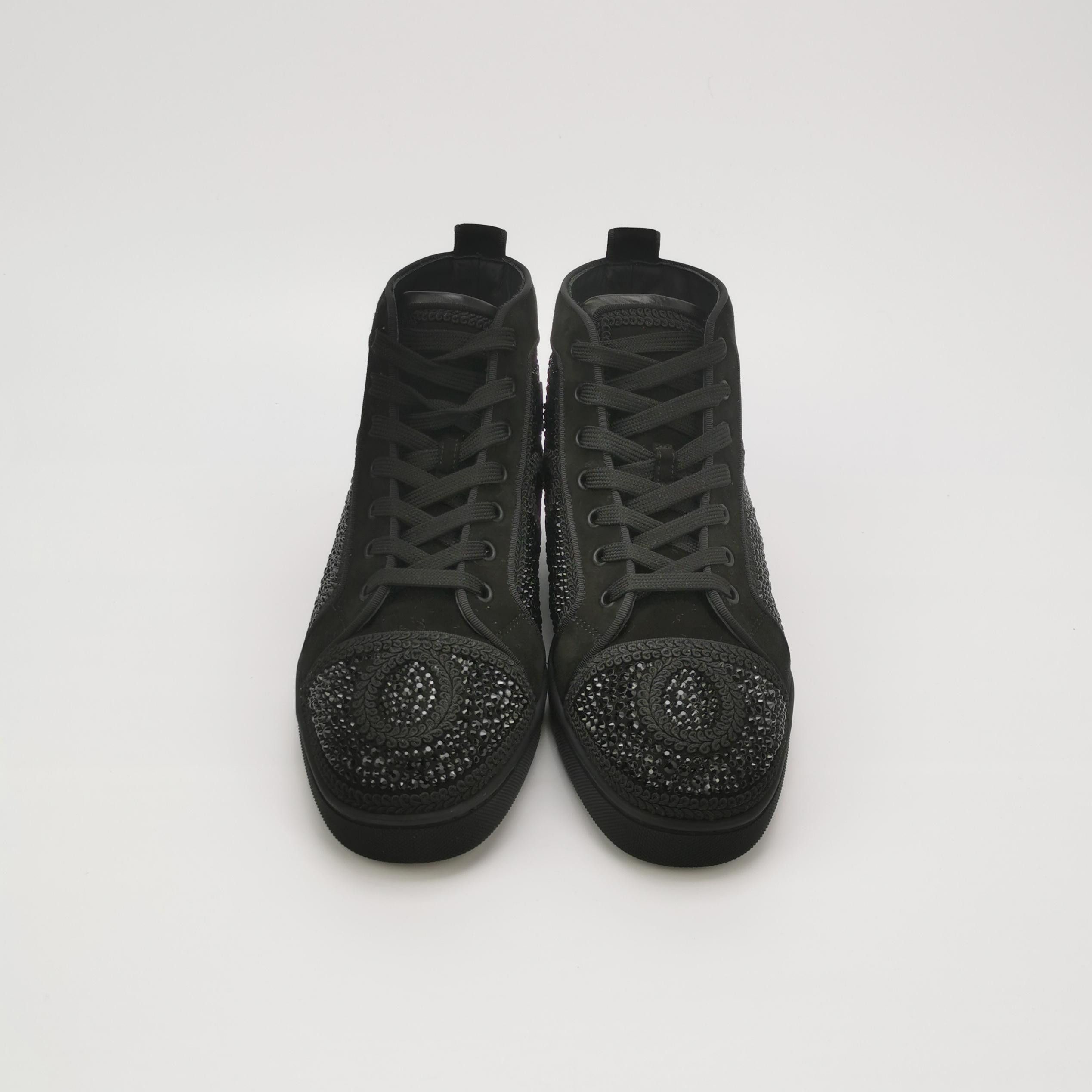 Christian Louboutin Christian Louboutin Louisario Strass High-Tops 41 Size US 8 / EU 41 - 4 Thumbnail