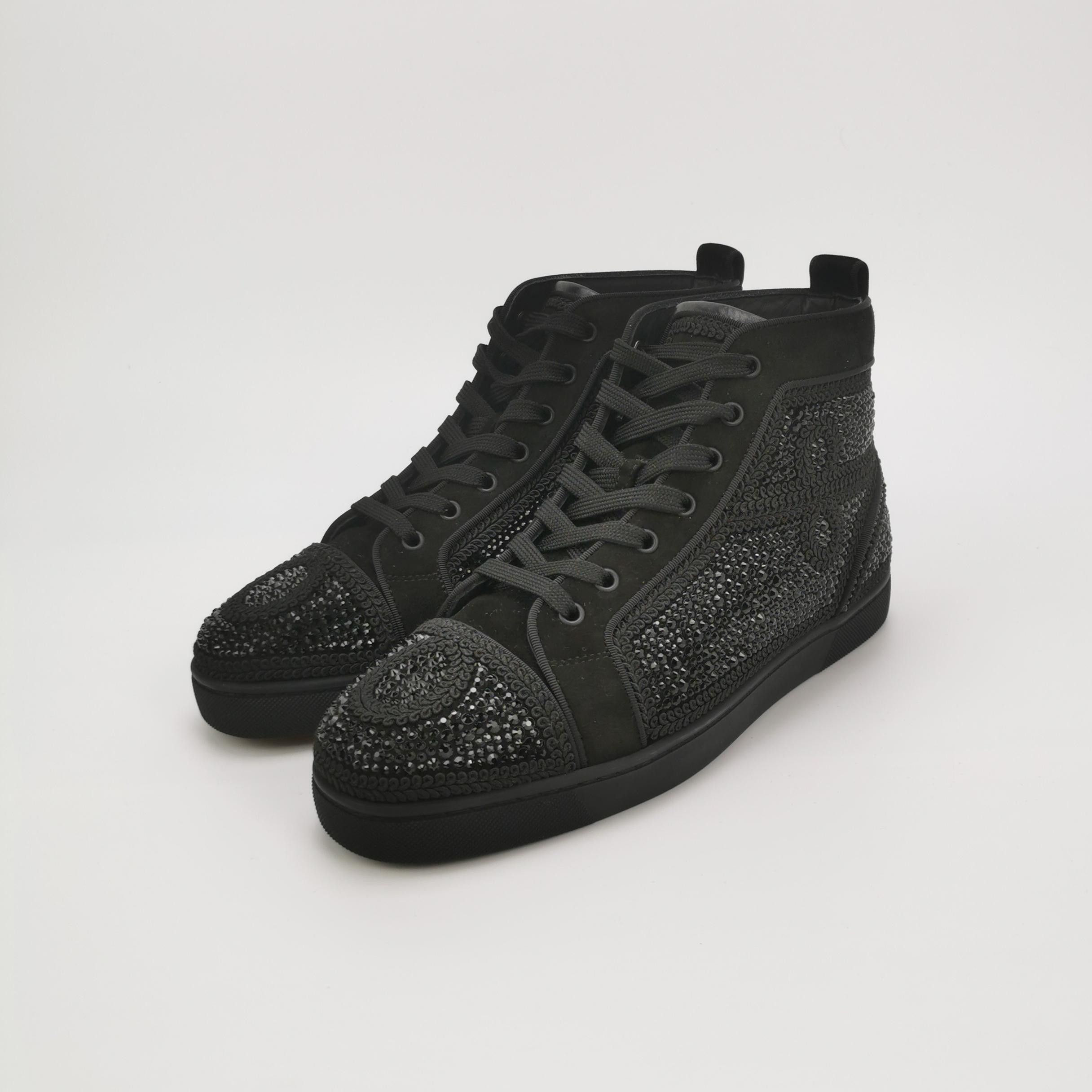 Christian Louboutin Christian Louboutin Louisario Strass High-Tops 41 Size US 8 / EU 41 - 3 Thumbnail