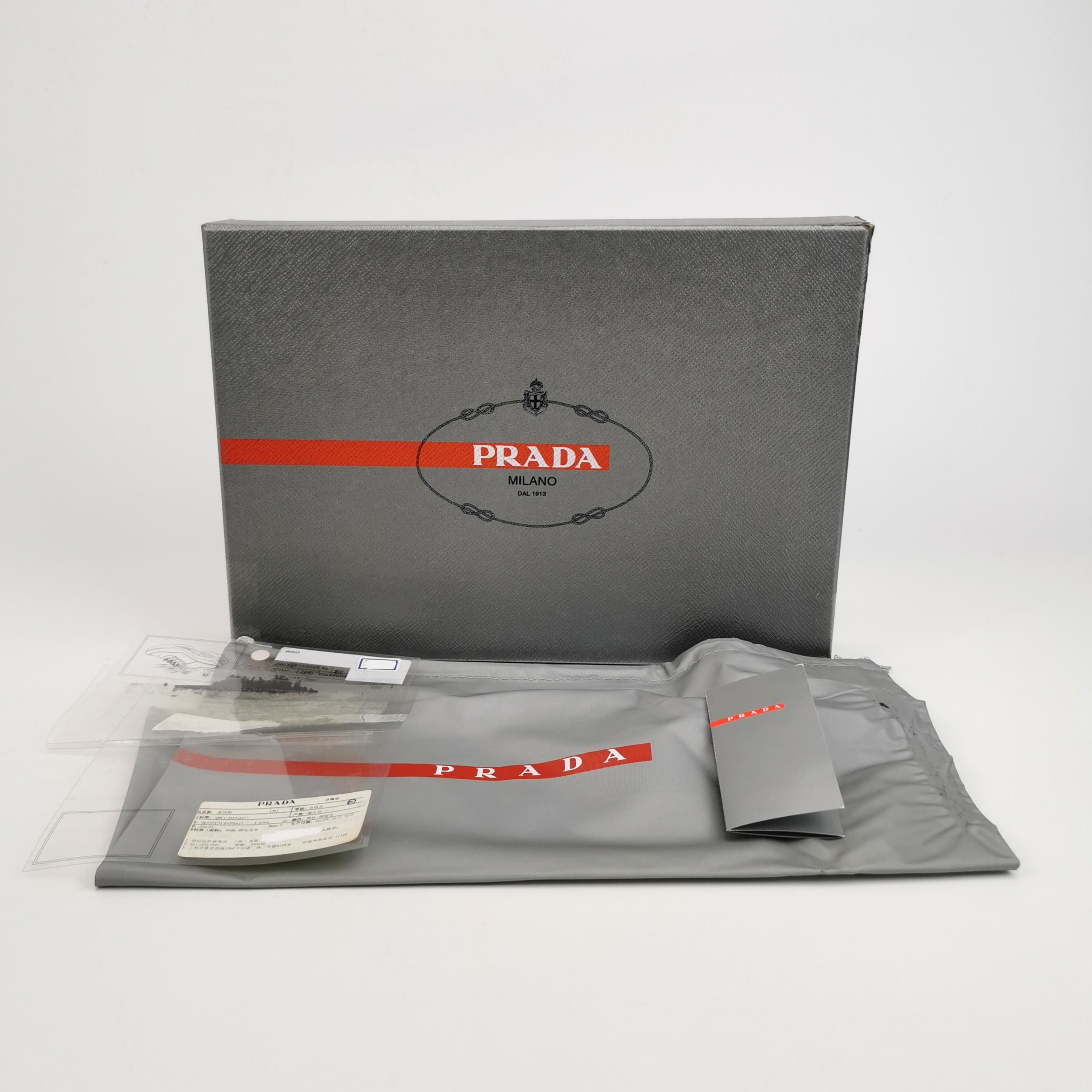 Prada Prada Crocodile Trim Fabric Sneakers US 6 / EU 39 Size US 6 / EU 39 - 7 Thumbnail