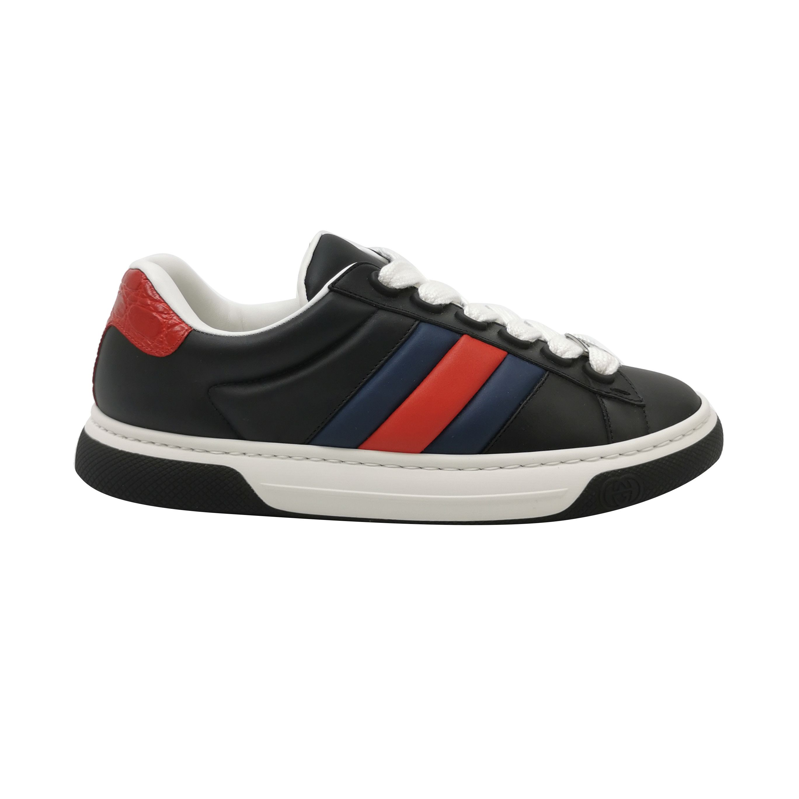 Gucci Gucci Ace Striped Leather Sneakers 7 Size US 8 / EU 41 - 2 Thumbnail
