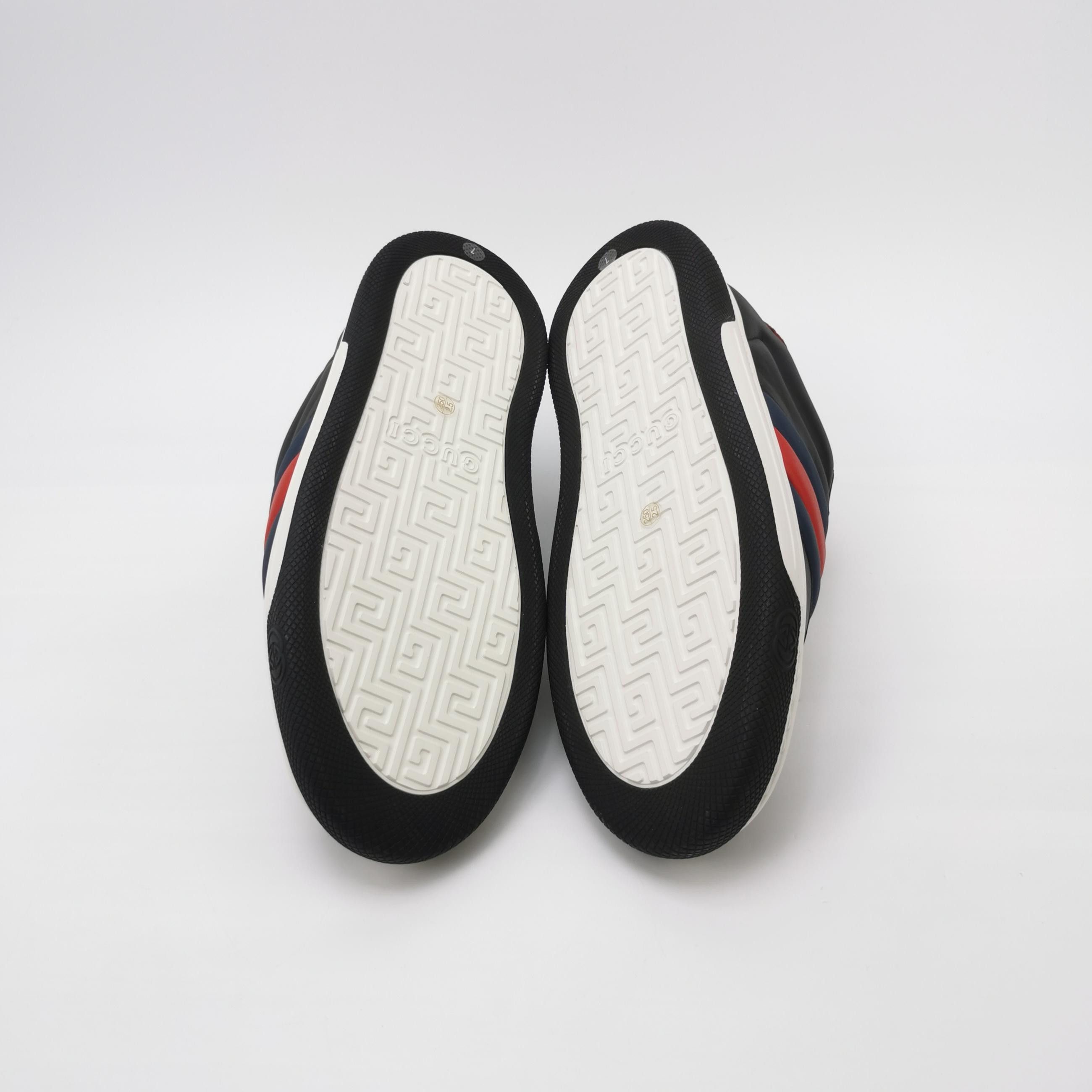 Gucci Gucci Ace Striped Leather Sneakers 7 Size US 8 / EU 41 - 6 Thumbnail