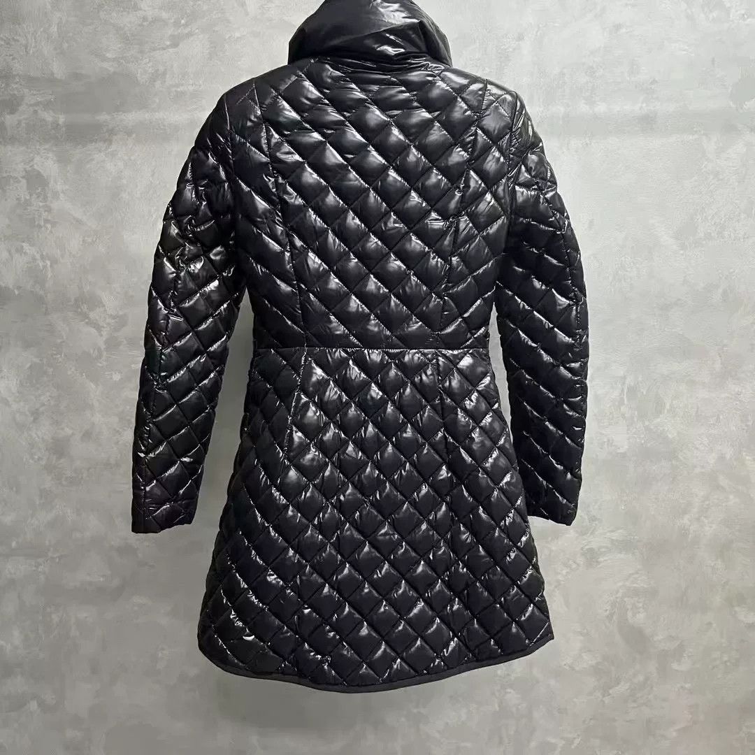 Moncler Moncler Quilted Long Black Down Jacket us_2 Women Size XS / US 0-2 / IT 36-38 - 2 Thumbnail