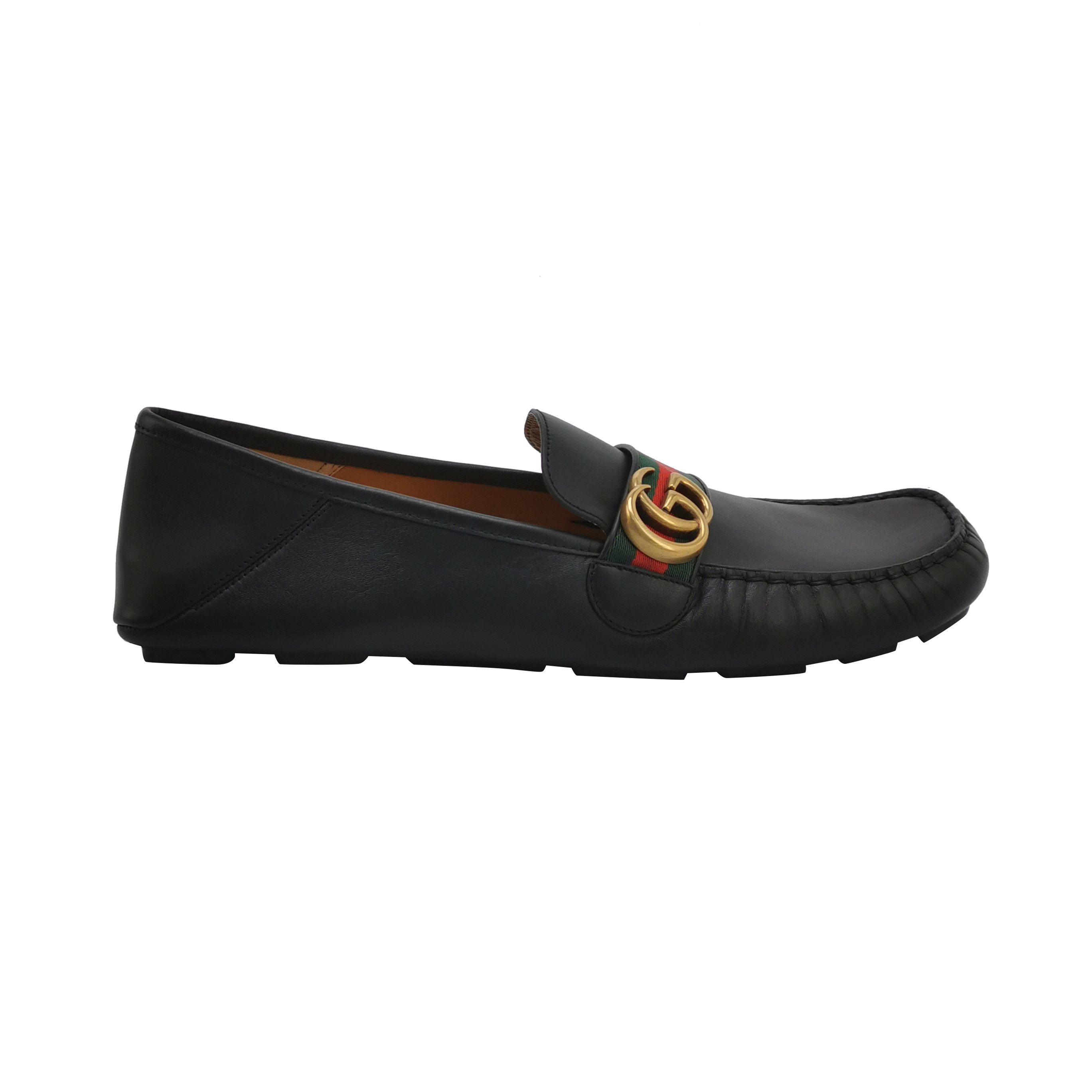 Gucci Gucci Web Stripe GG Driving Loafers Size 46 Size US 13 / EU 46 - 2 Thumbnail