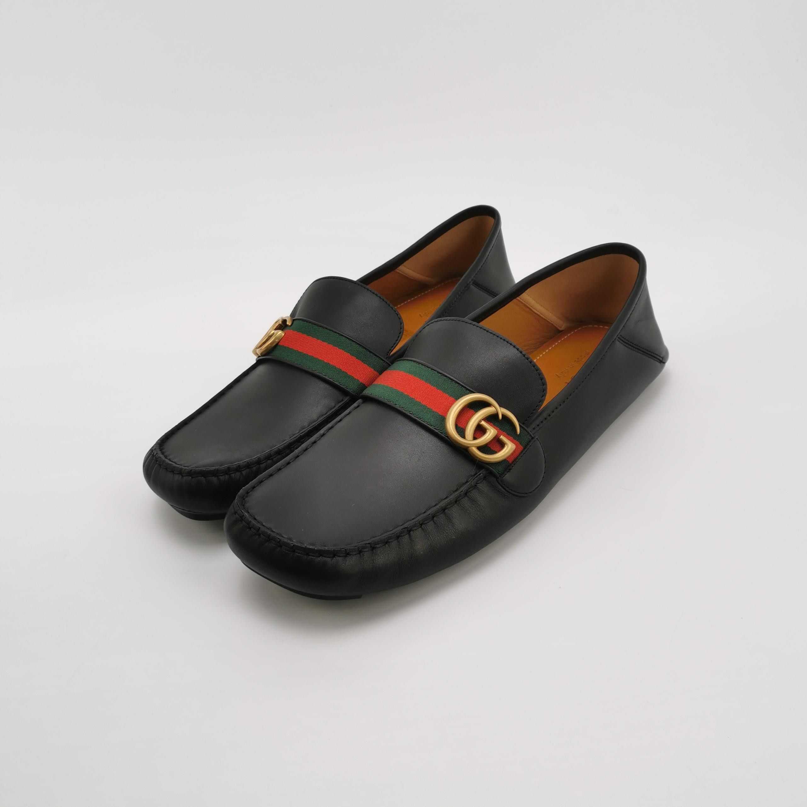 Gucci Gucci Web Stripe GG Driving Loafers Size 46 Size US 13 / EU 46 - 3 Thumbnail