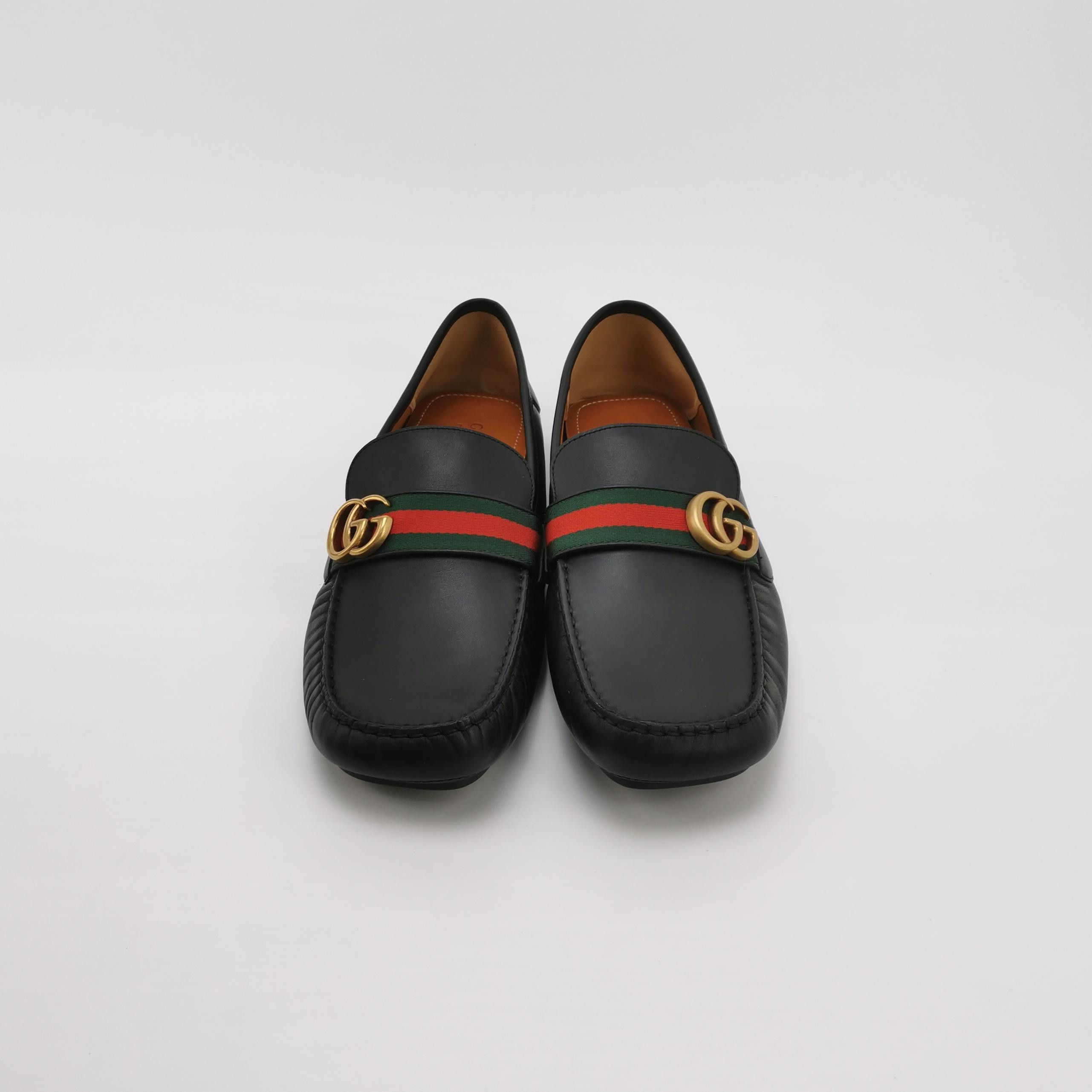 Gucci Gucci Web Stripe GG Driving Loafers Size 46 Size US 13 / EU 46 - 4 Thumbnail
