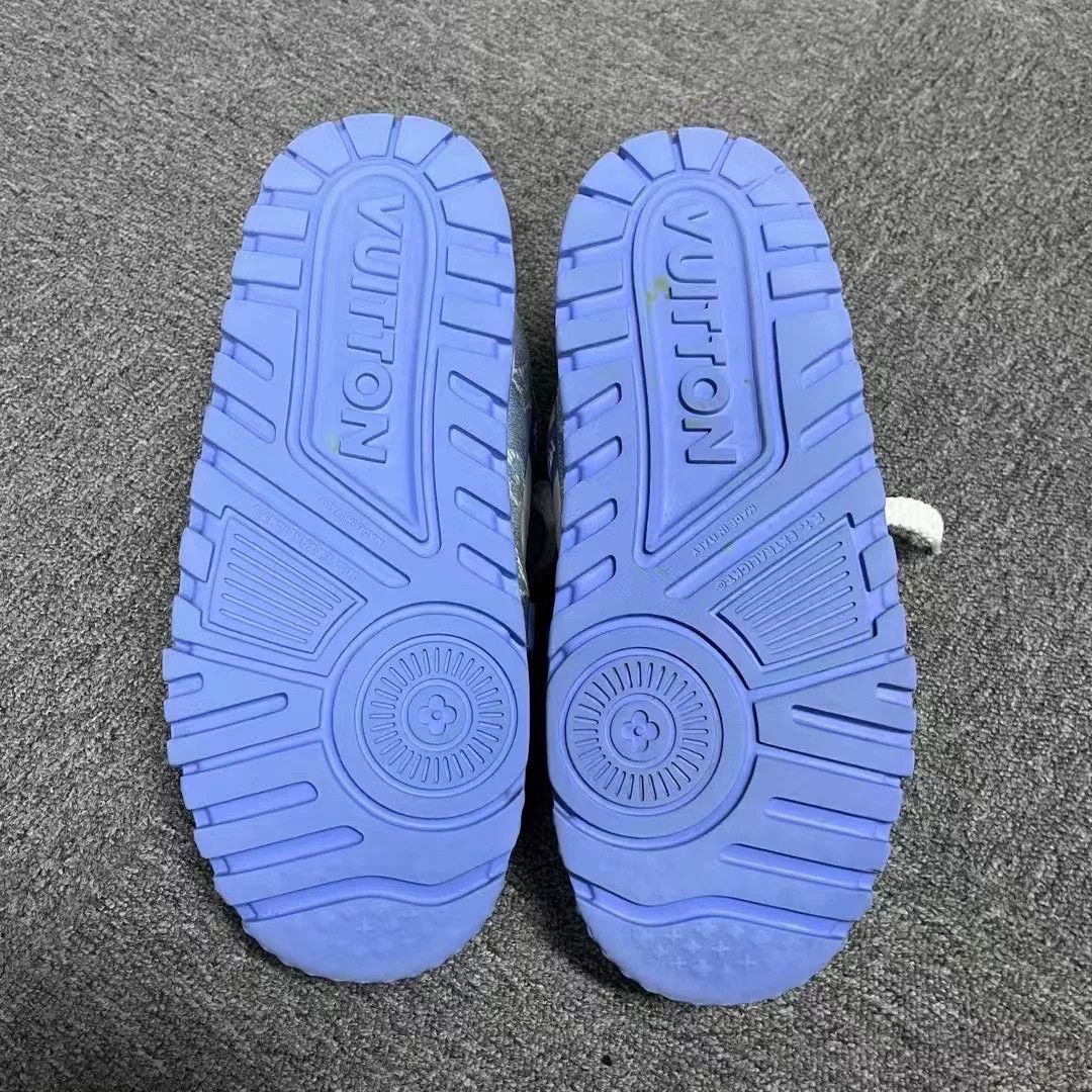 Louis Vuitton Louis Vuitton Training Blue Lowtop Sneakers 10 Men Size US 10 / EU 43 - 5 Thumbnail
