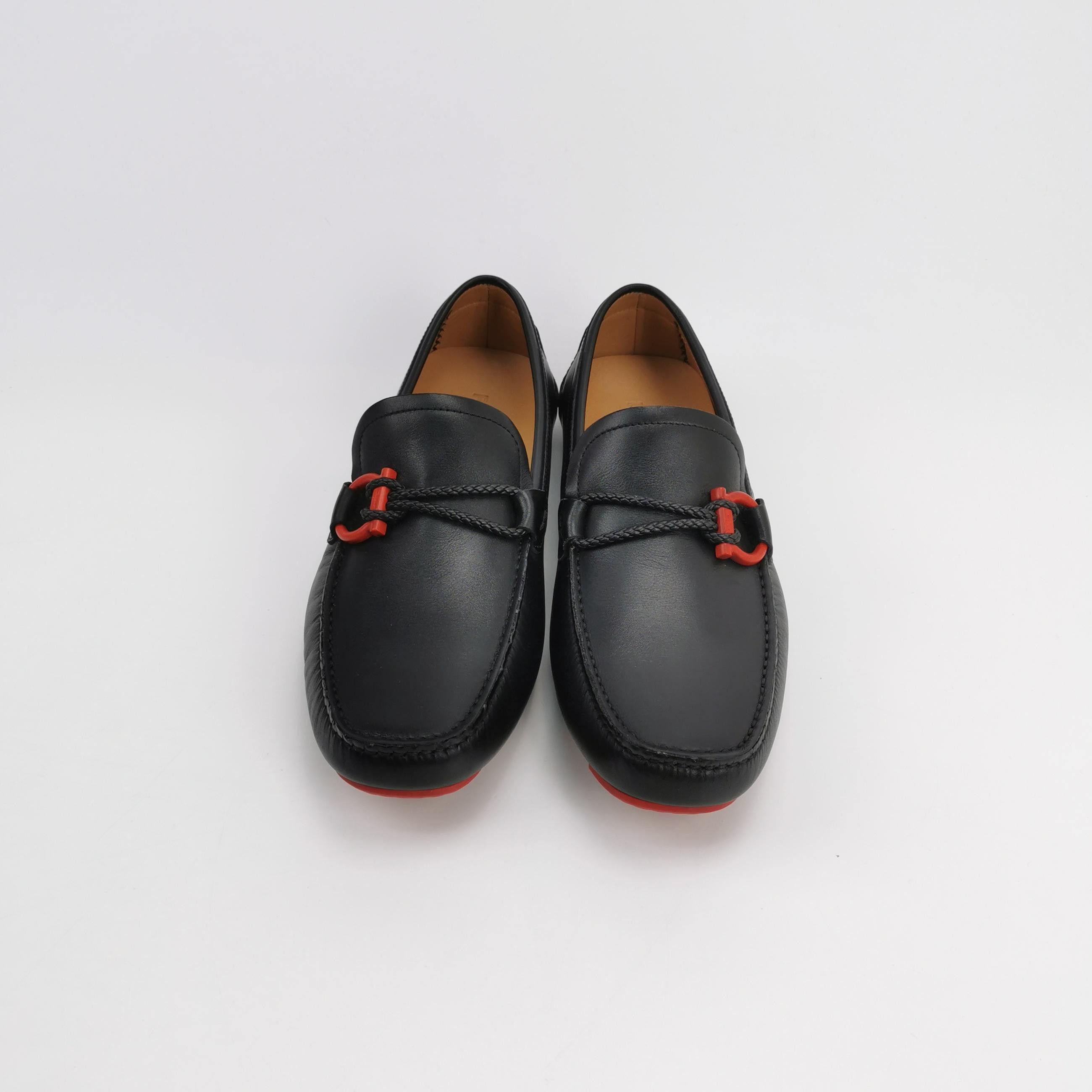 Salvatore Ferragamo Salvatore Ferragamo Gancini Leather Drivers Size 7 Size US 7 / EU 40 - 4 Thumbnail