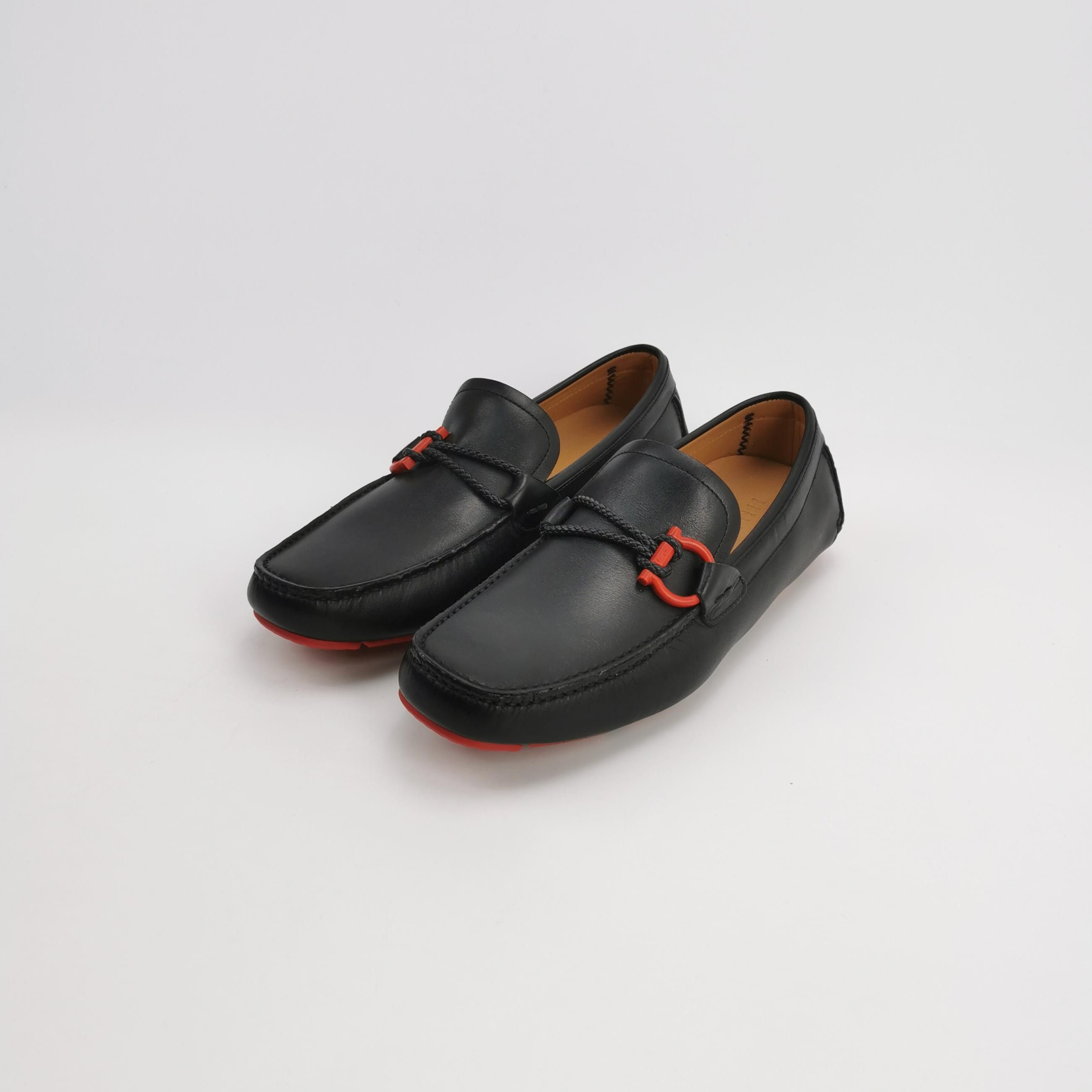 Salvatore Ferragamo Salvatore Ferragamo Gancini Leather Drivers Size 7 Size US 7 / EU 40 - 3 Thumbnail